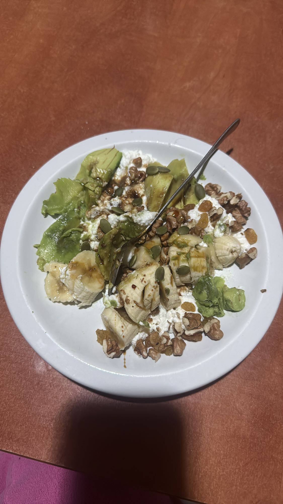 Avocado Banana Nut Bowl