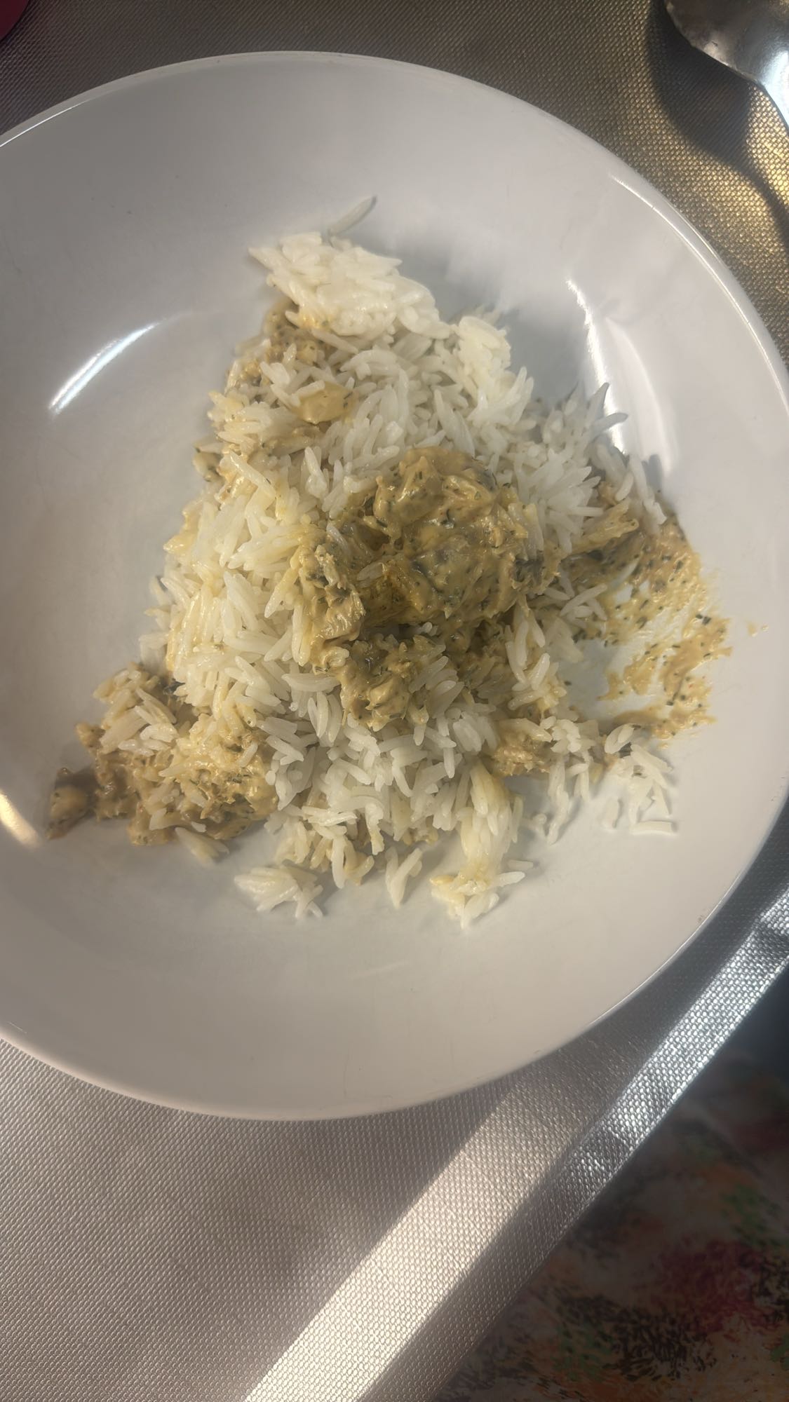 Ris med kycklinggryta