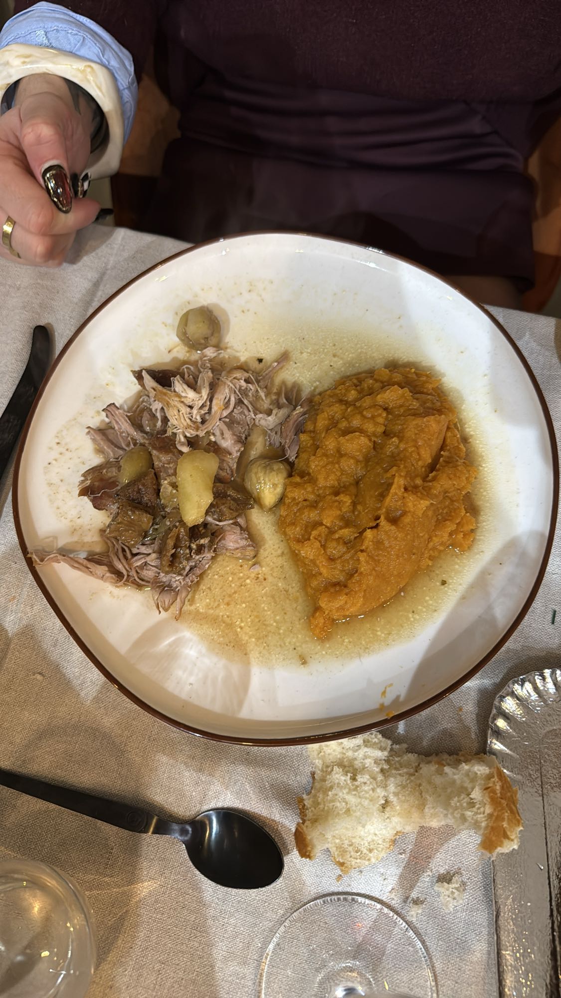 Épaule d'agneau et purée