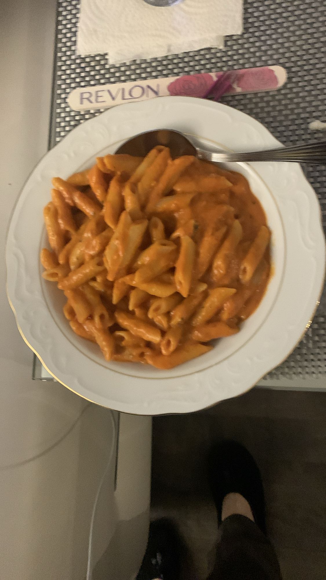 Pâtes à la sauce tomate