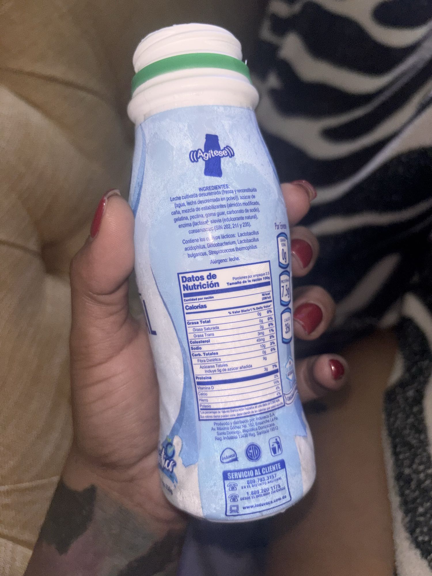 Bebida láctea descremada