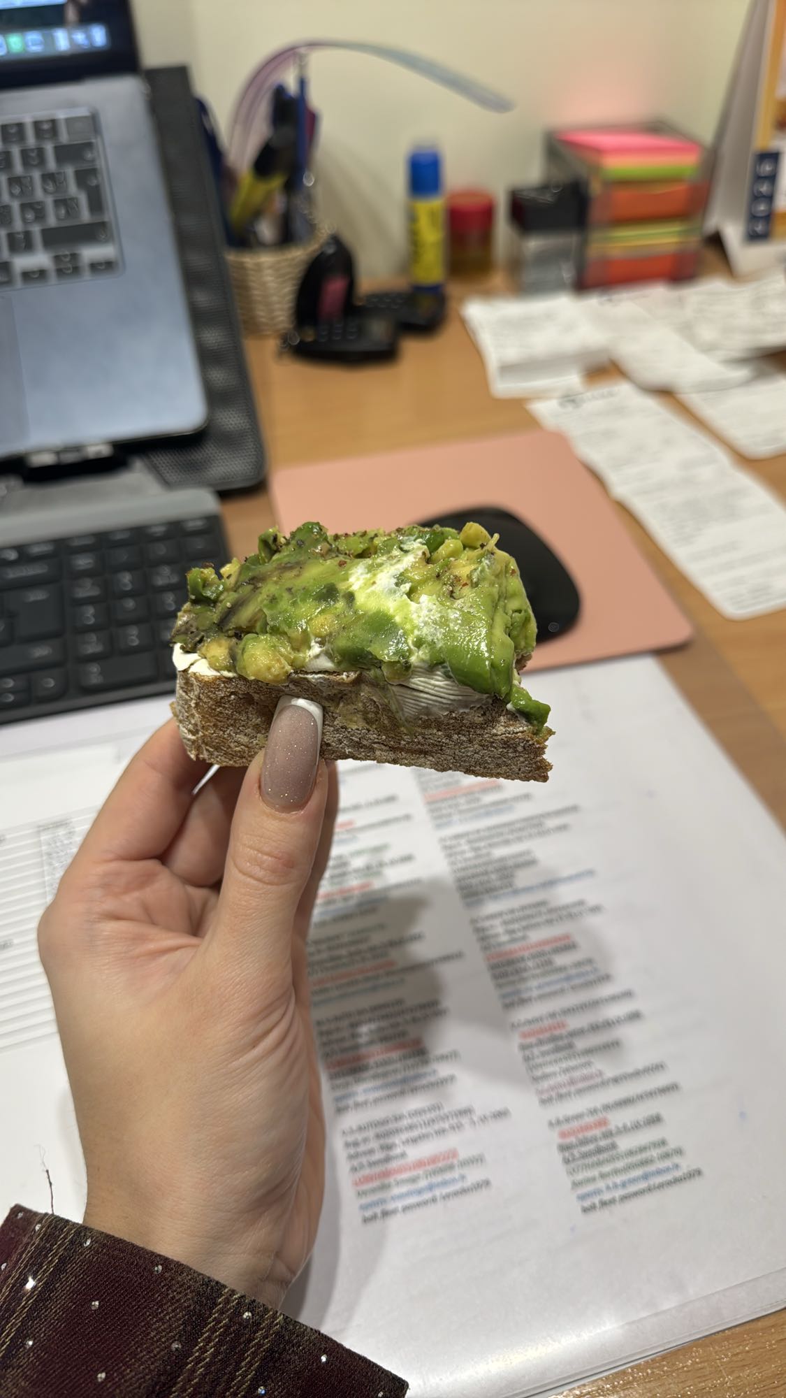 Авокадо тост с сыром