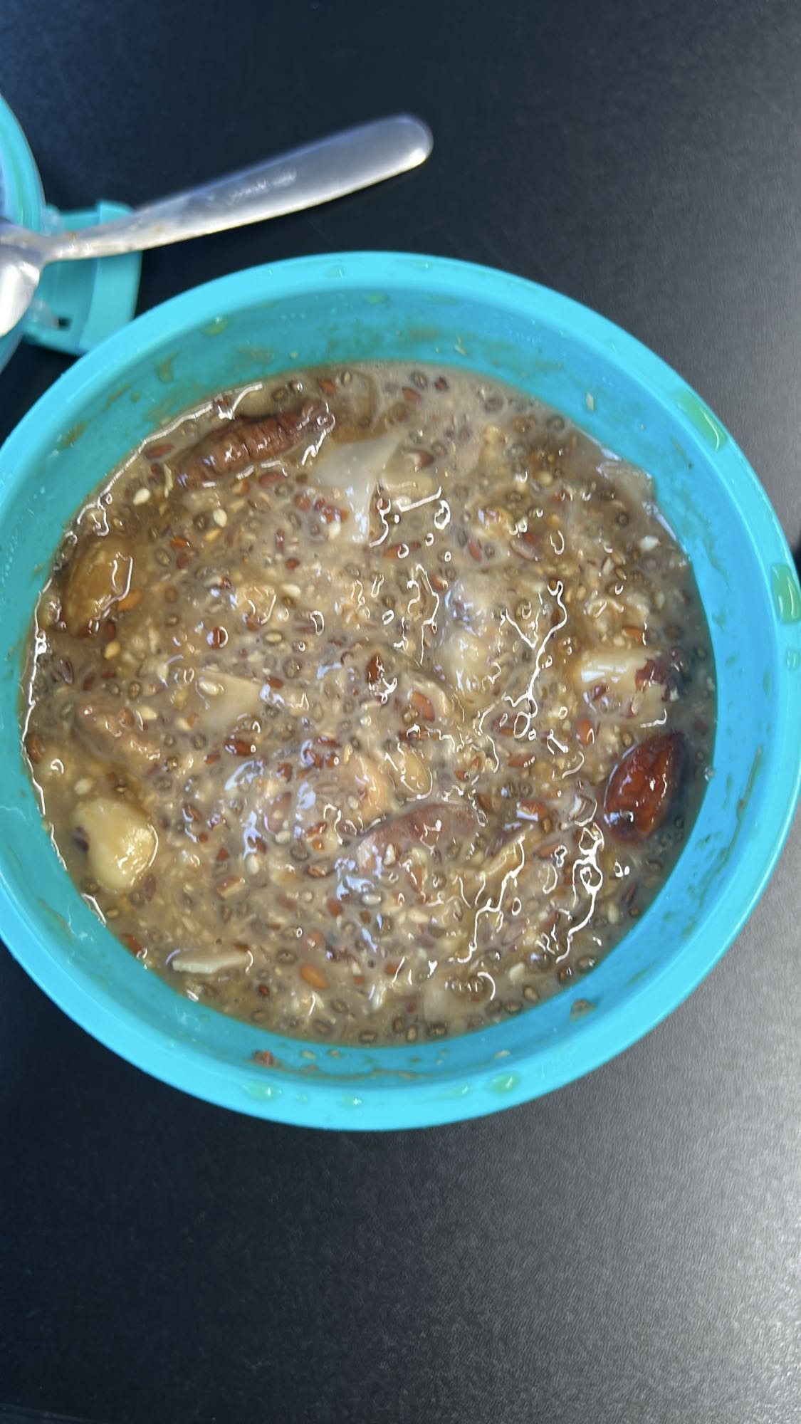 pudín de semillas mixtas