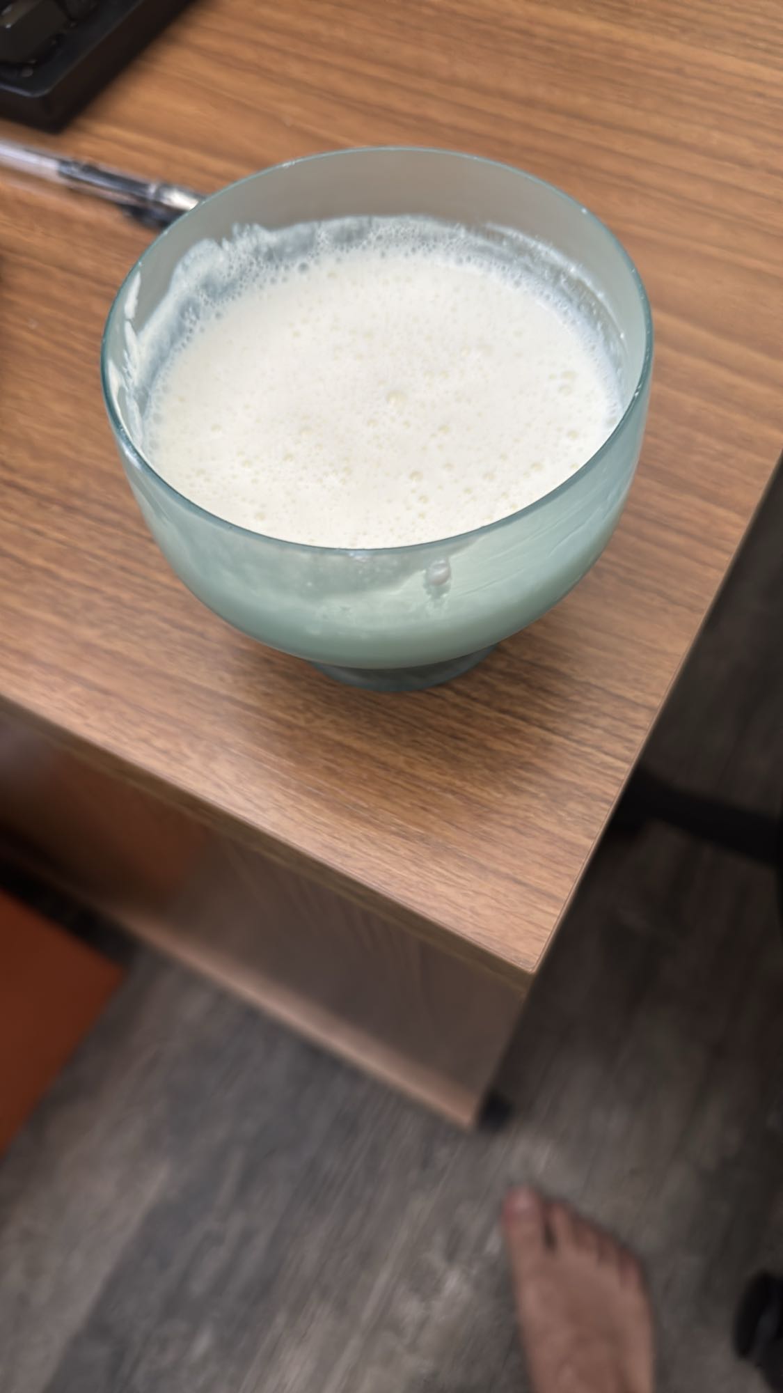 Copo de leite espumado