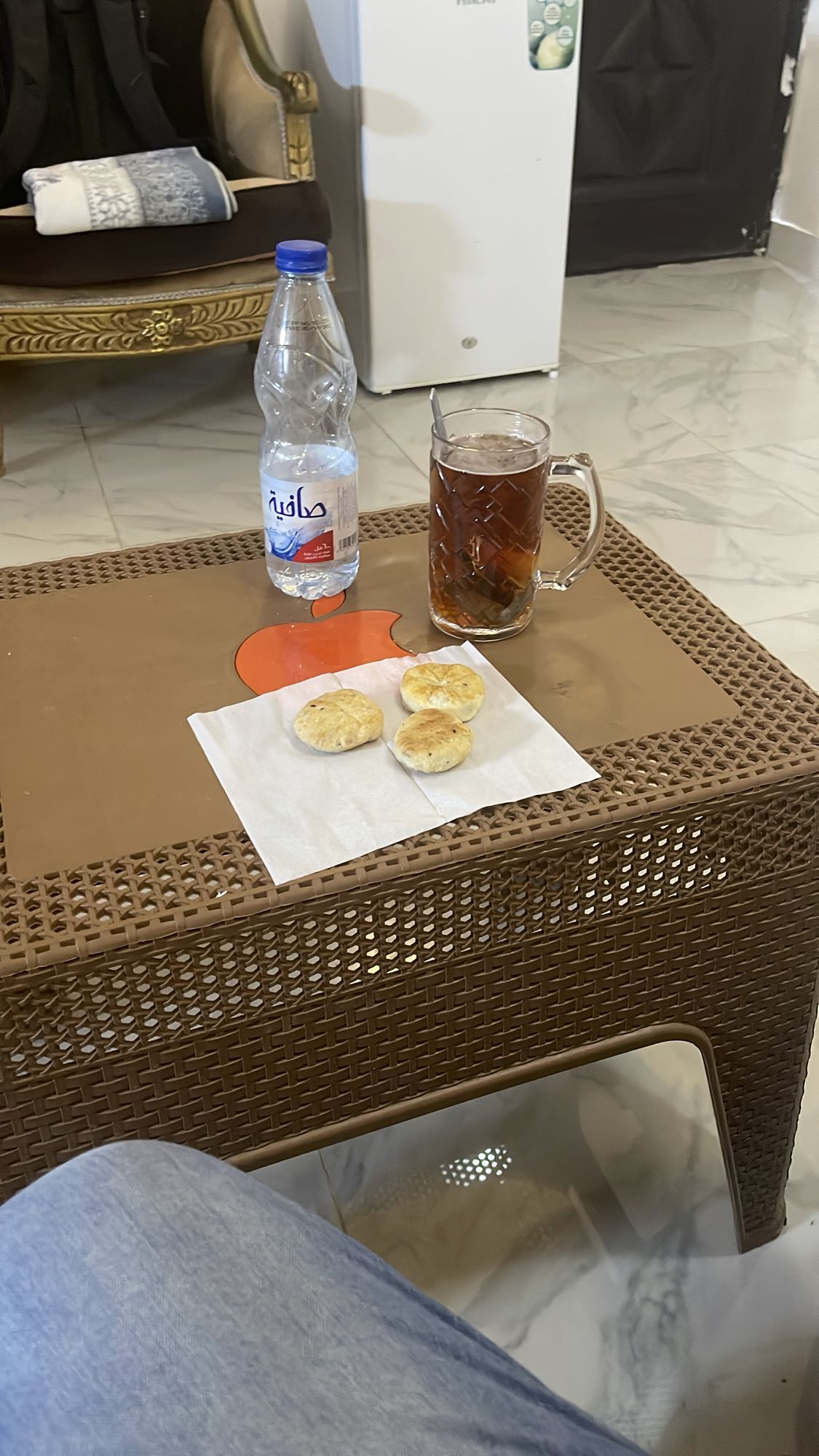 Tea with biscuits