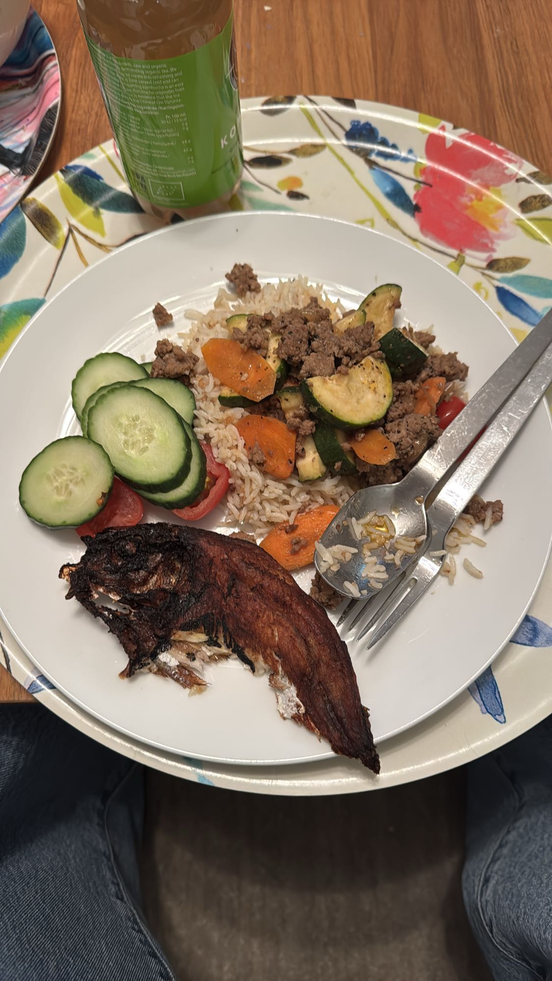 Ris med kött och grönsaker