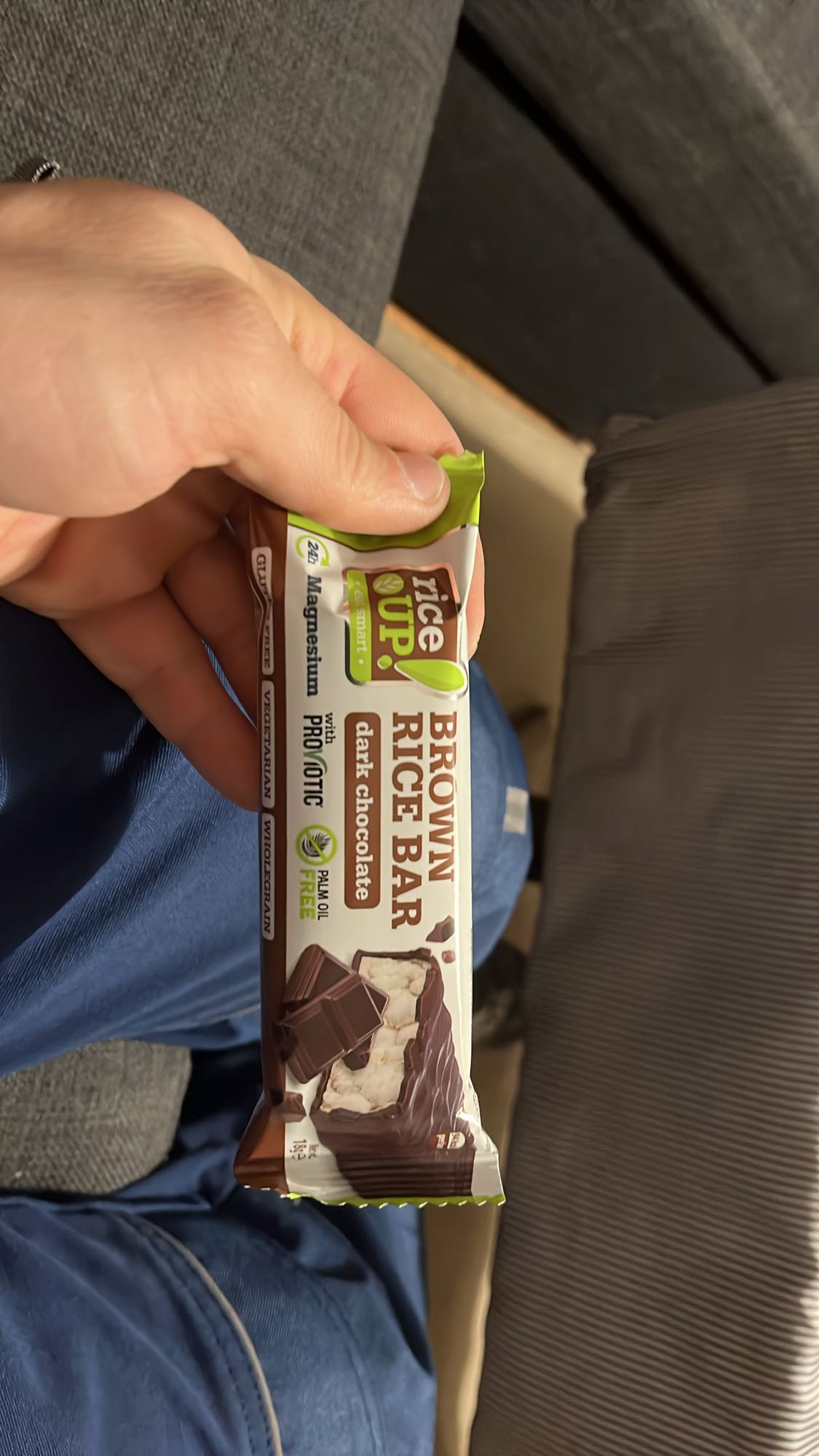 Брауни бар с кафяв ориз