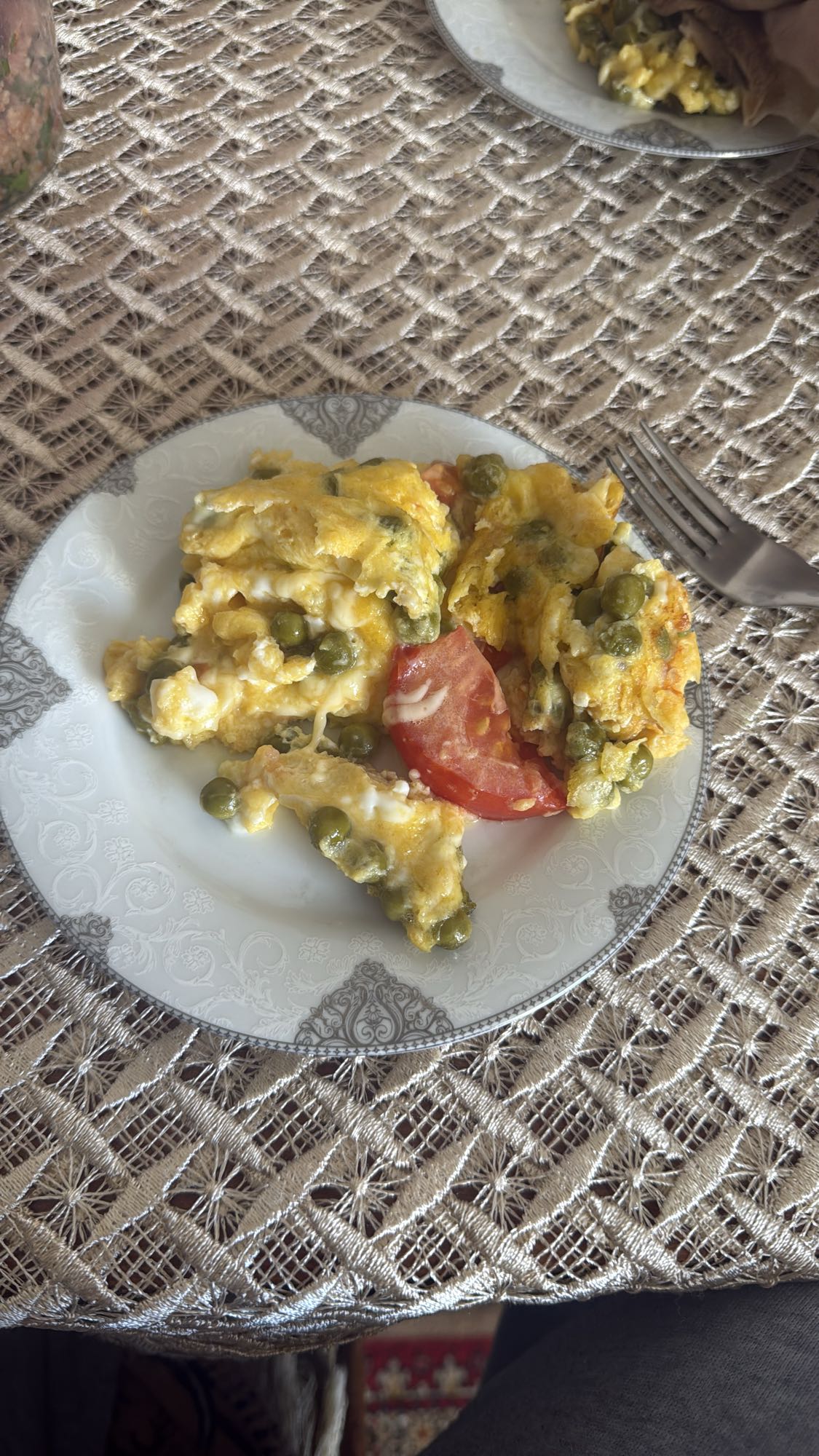Egg Pea Scramble