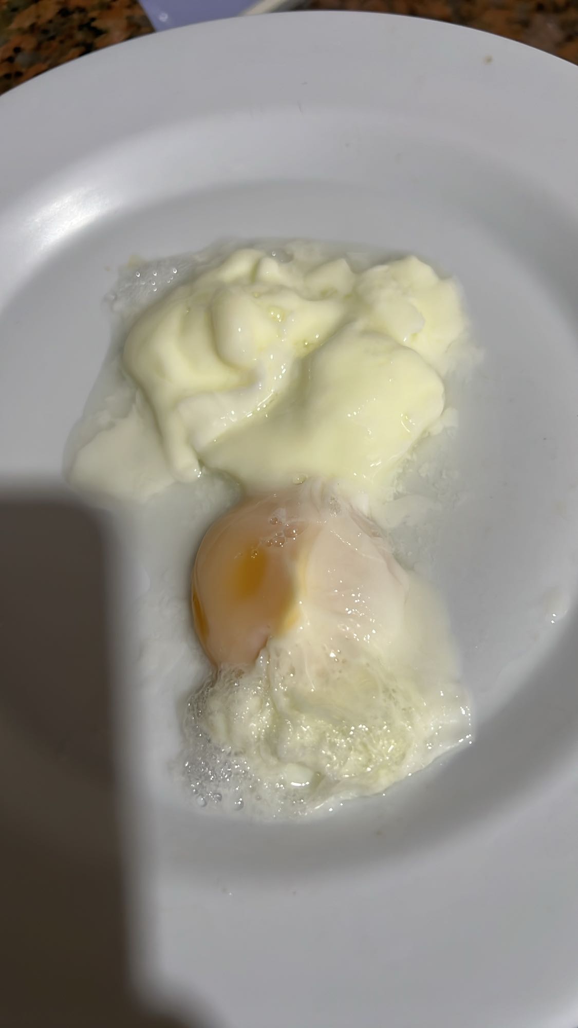 Poached eggs