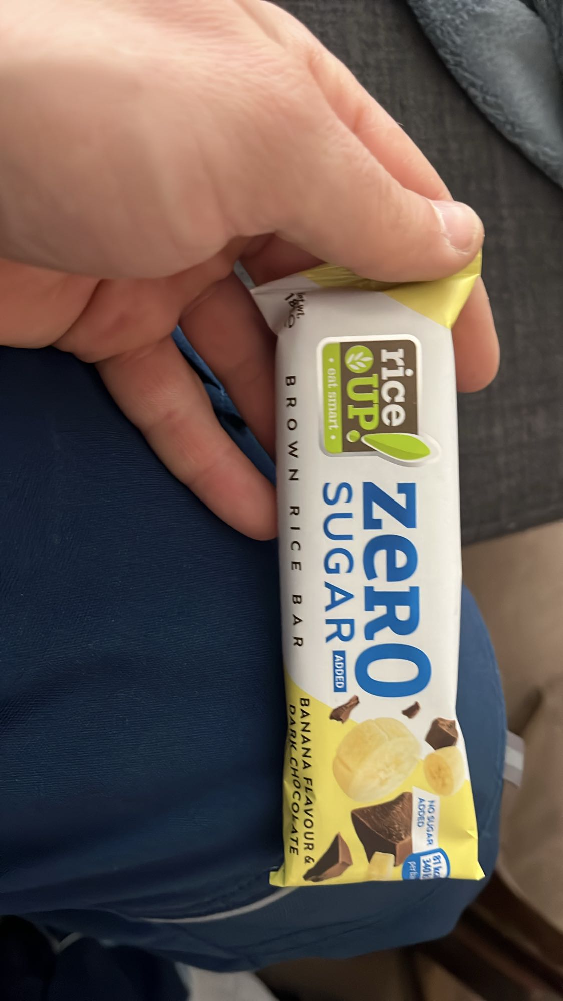 Оризов бар с банан и шоколад