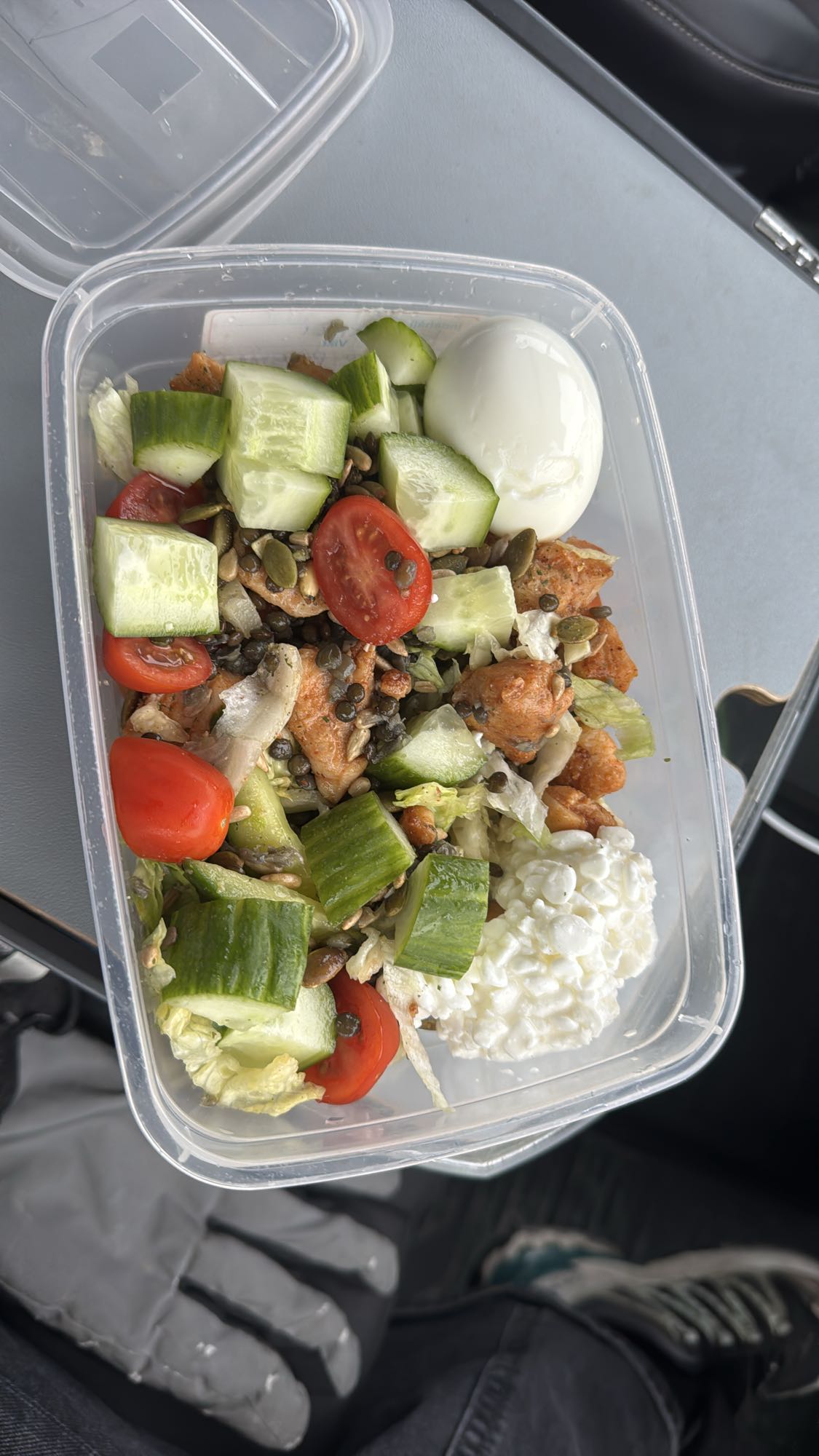 Kycklingsallad med ägg