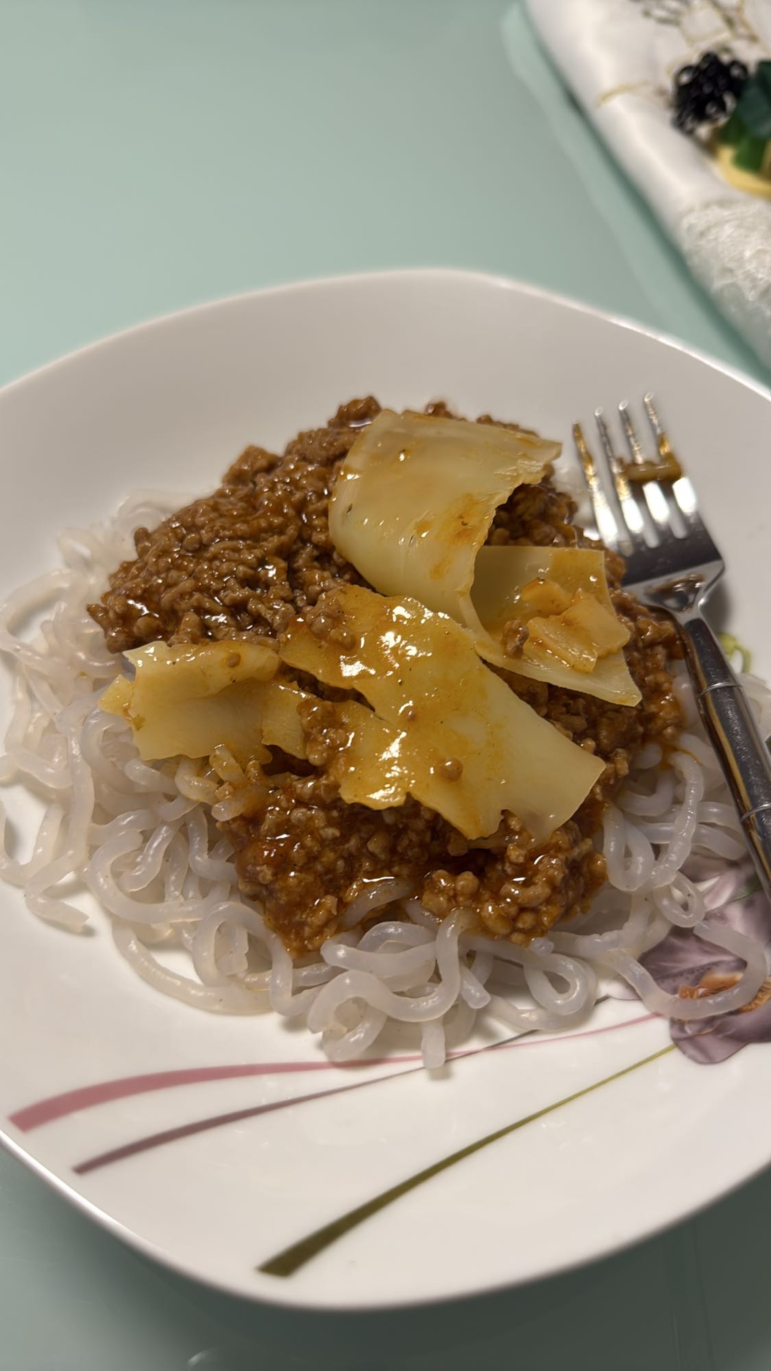 Shirataki mit Hackfleisch