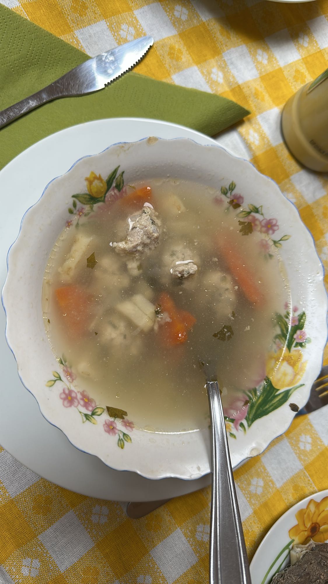Homemade Meatball Soup