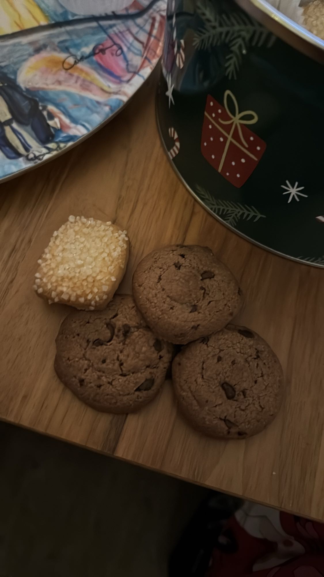 Choklad- och smörkakor
