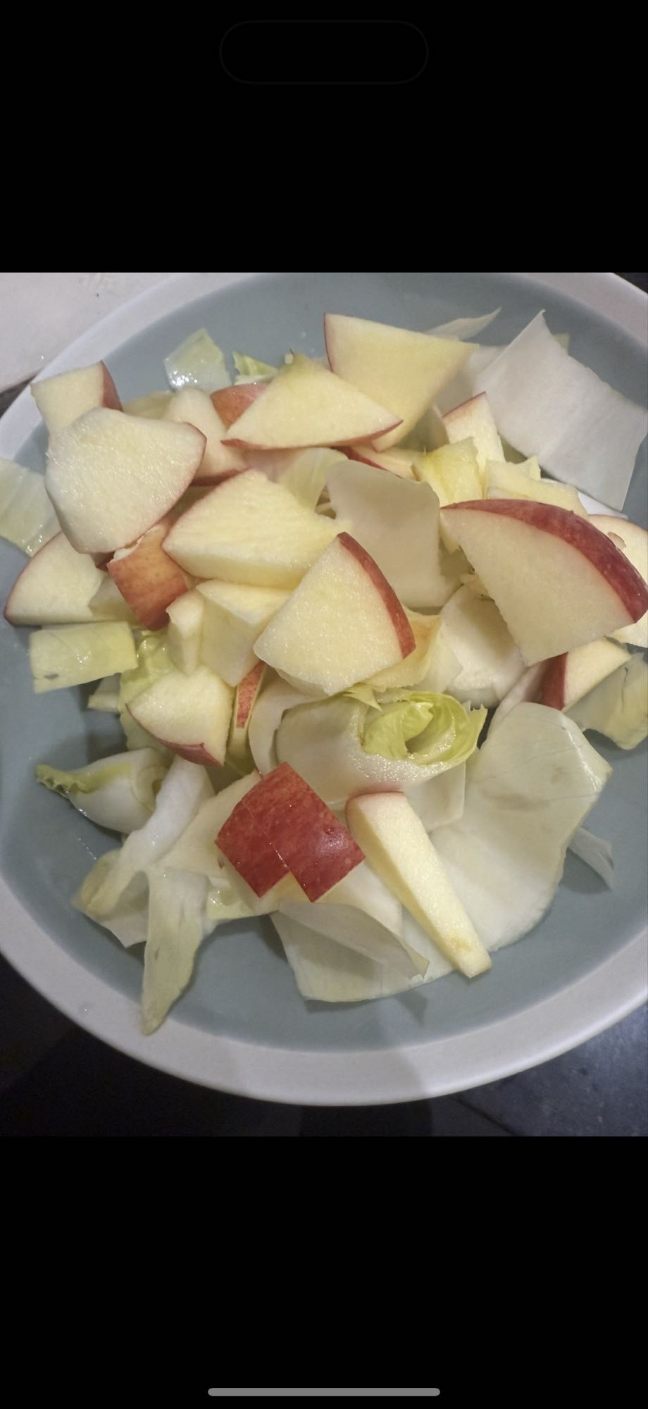 Salade pomme endive