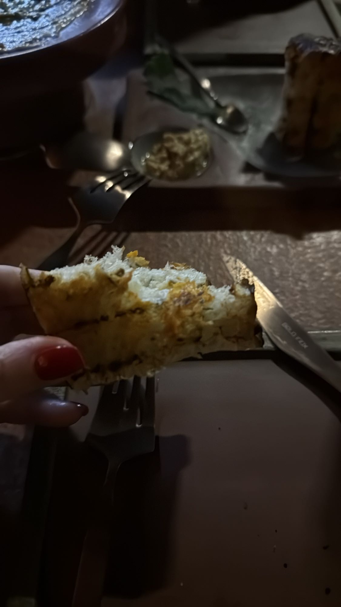 Grilled garlic bread