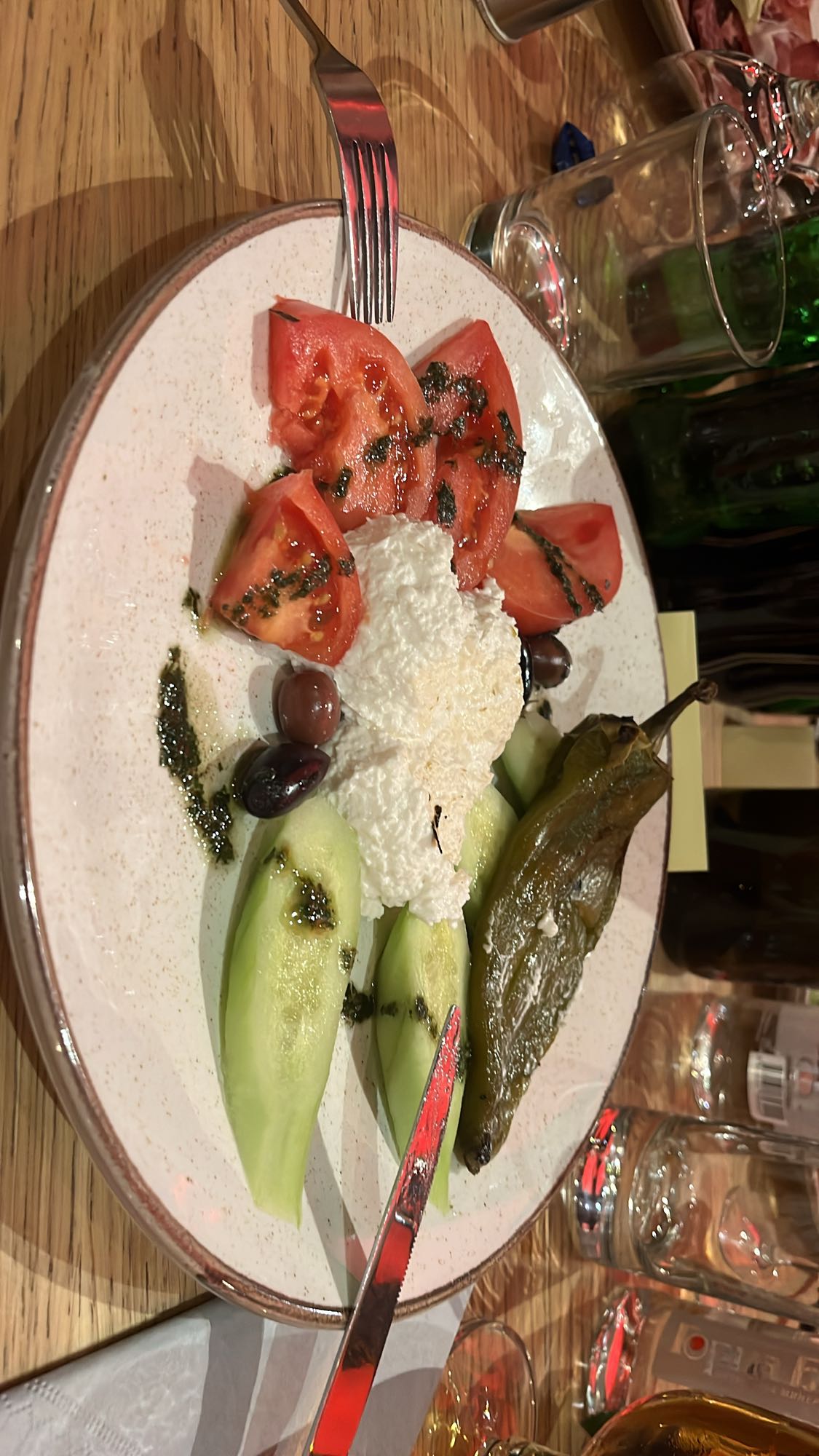 Салата с домати и сирене