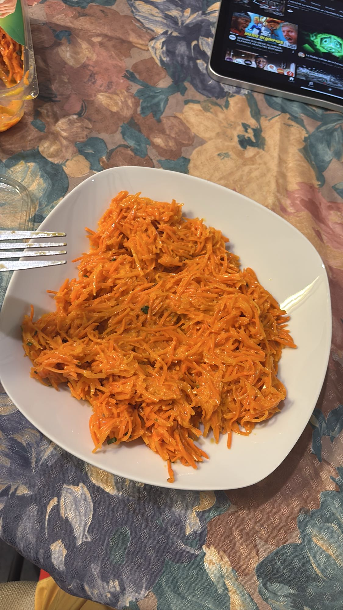 Salade de carottes râpées