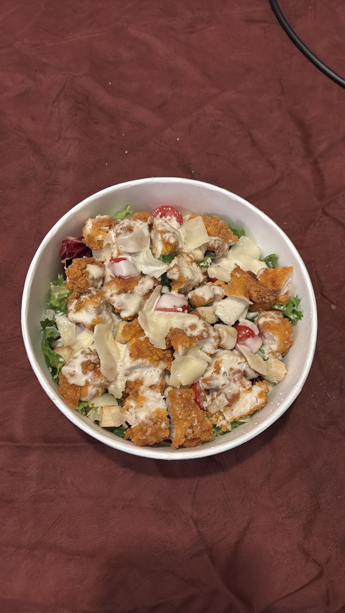 Salade poulet croustillant