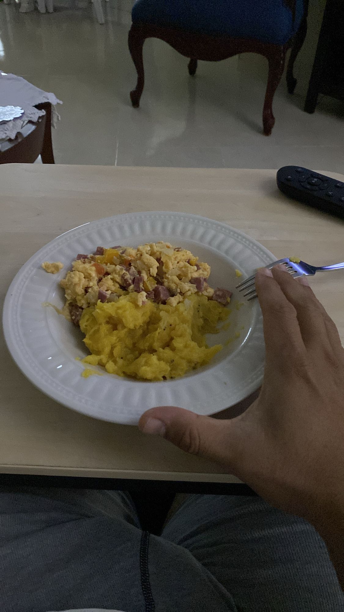 Huevos revueltos mixtos