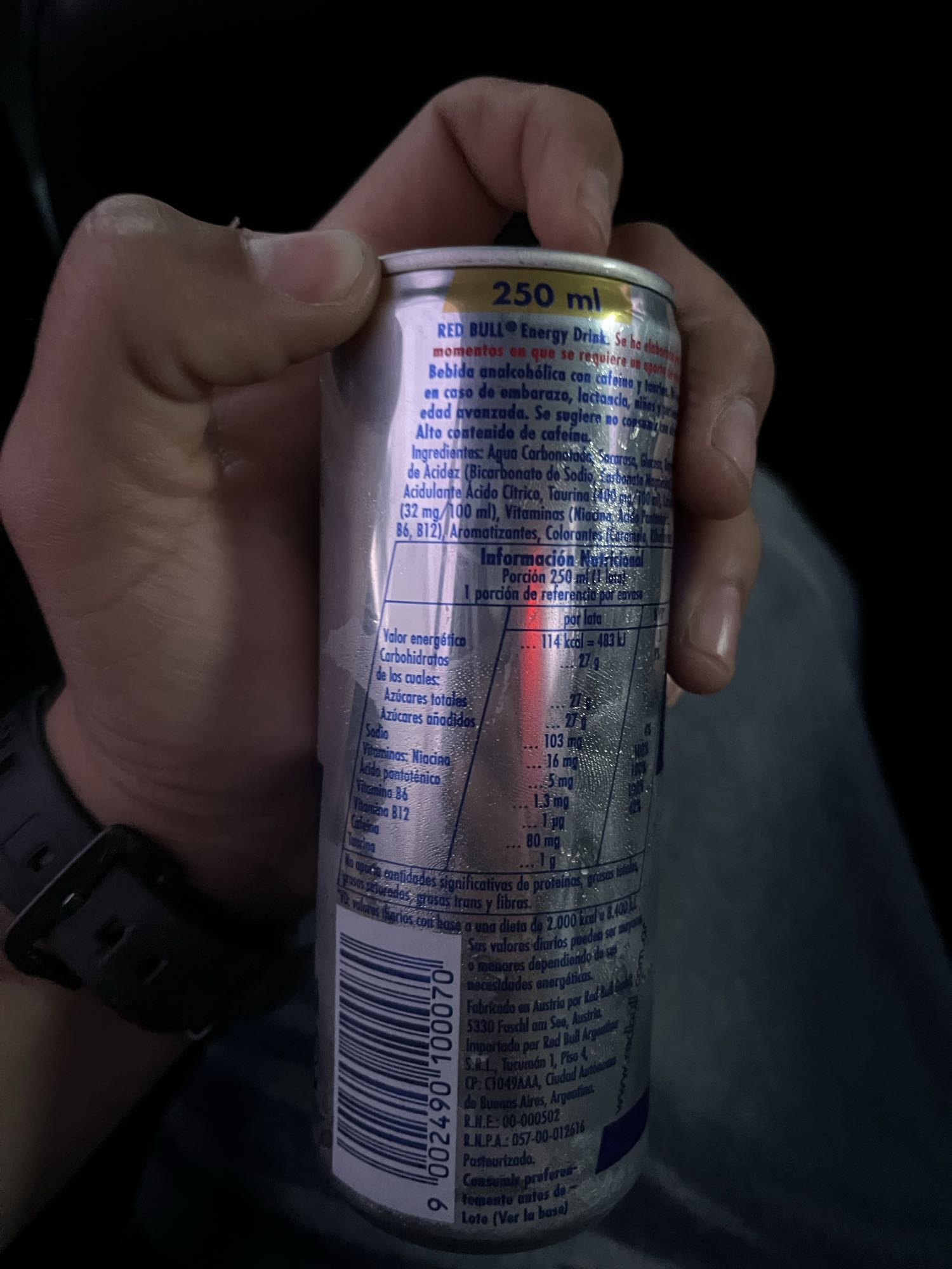 Bebida energética Red Bull