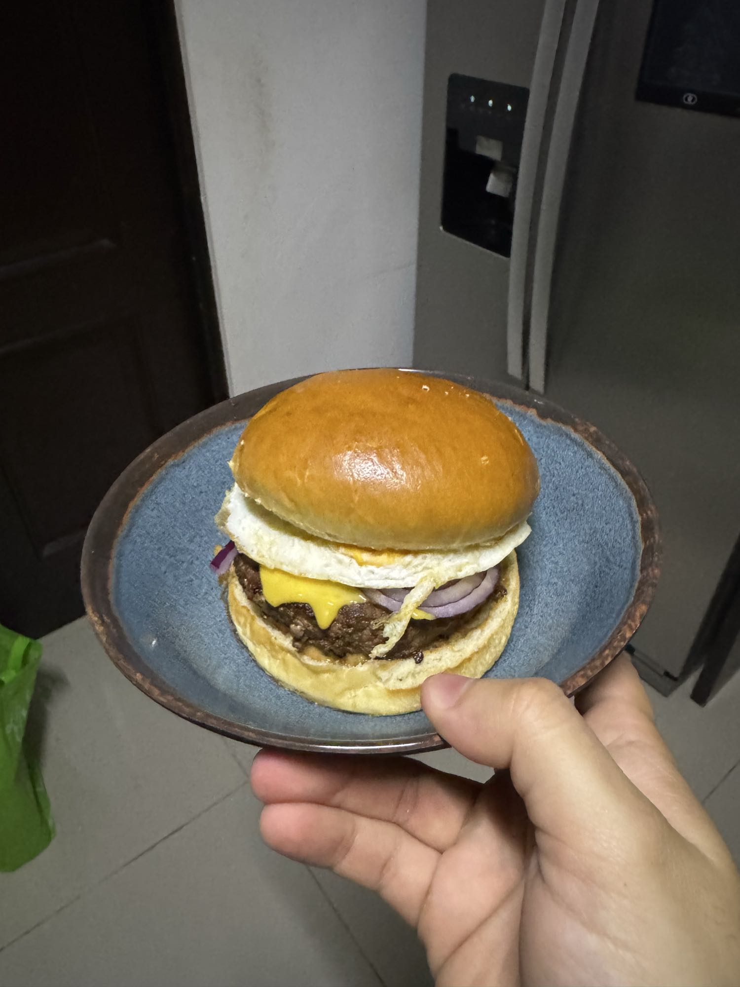 Hamburguesa con huevo