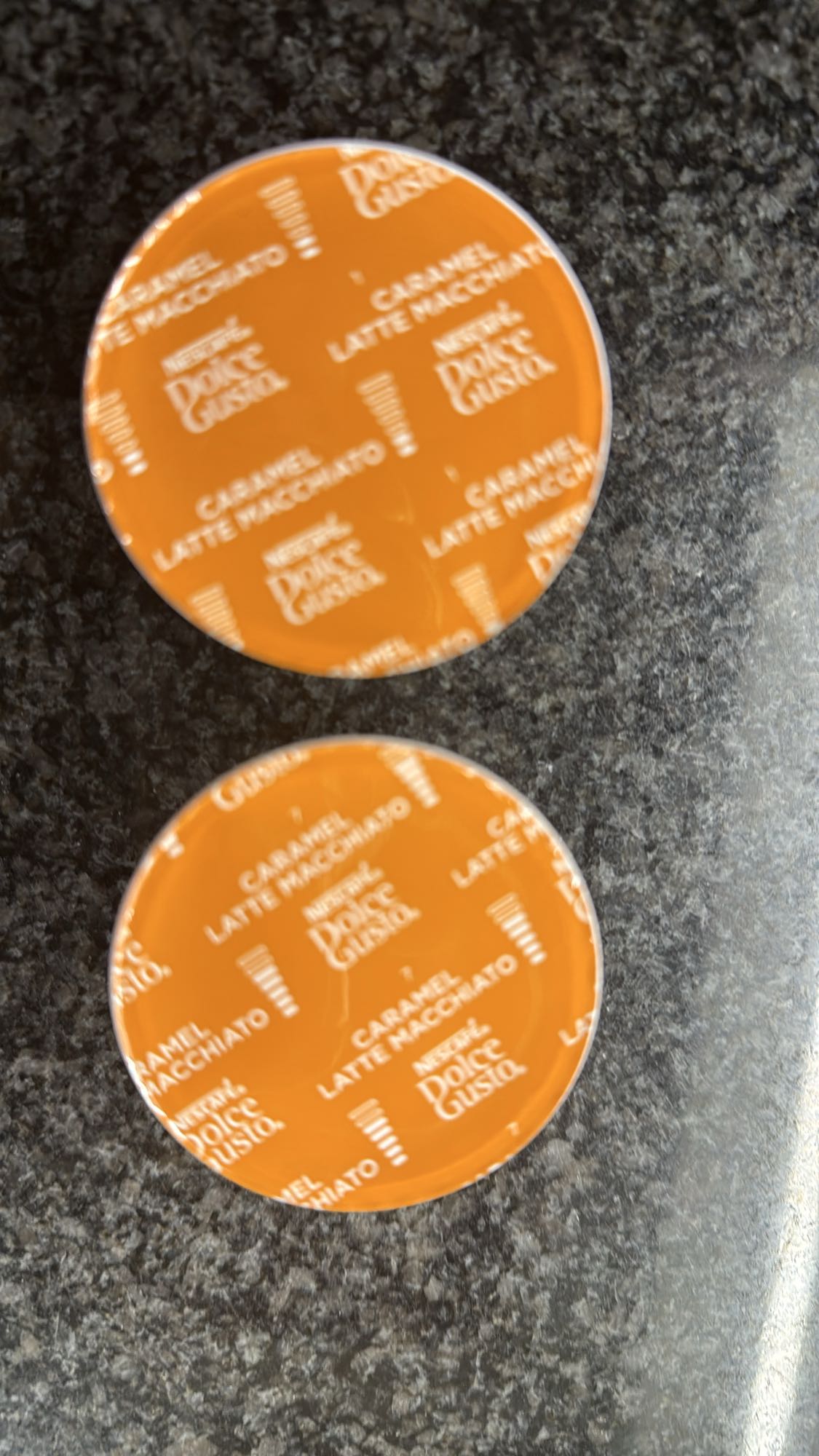 Caramel latte macchiato