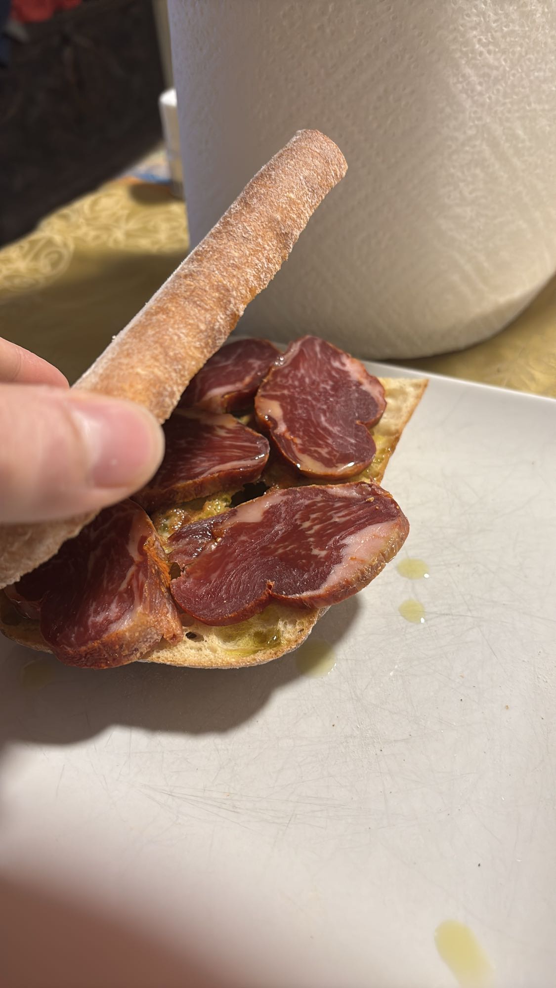 Bocadillo de embutido