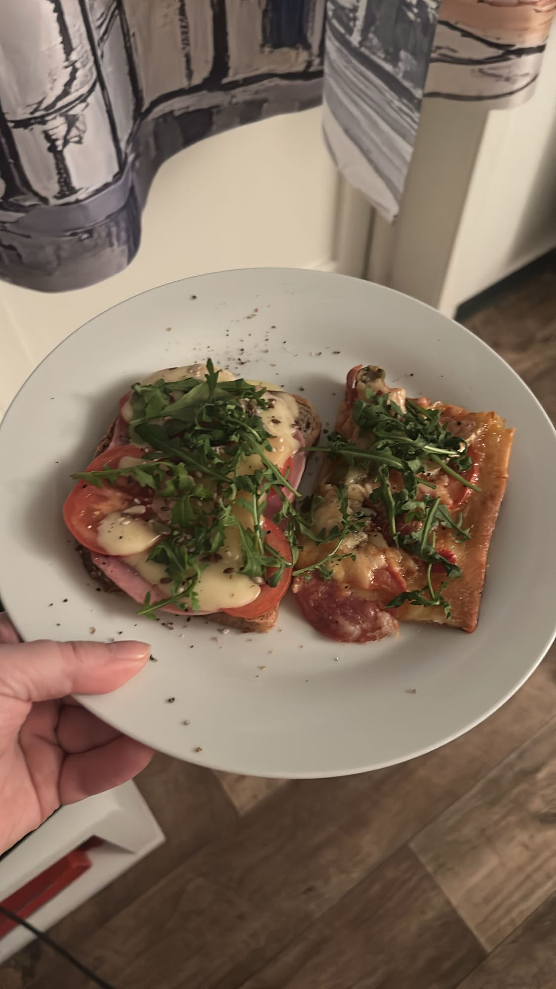 Тосты с ветчиной и сыром