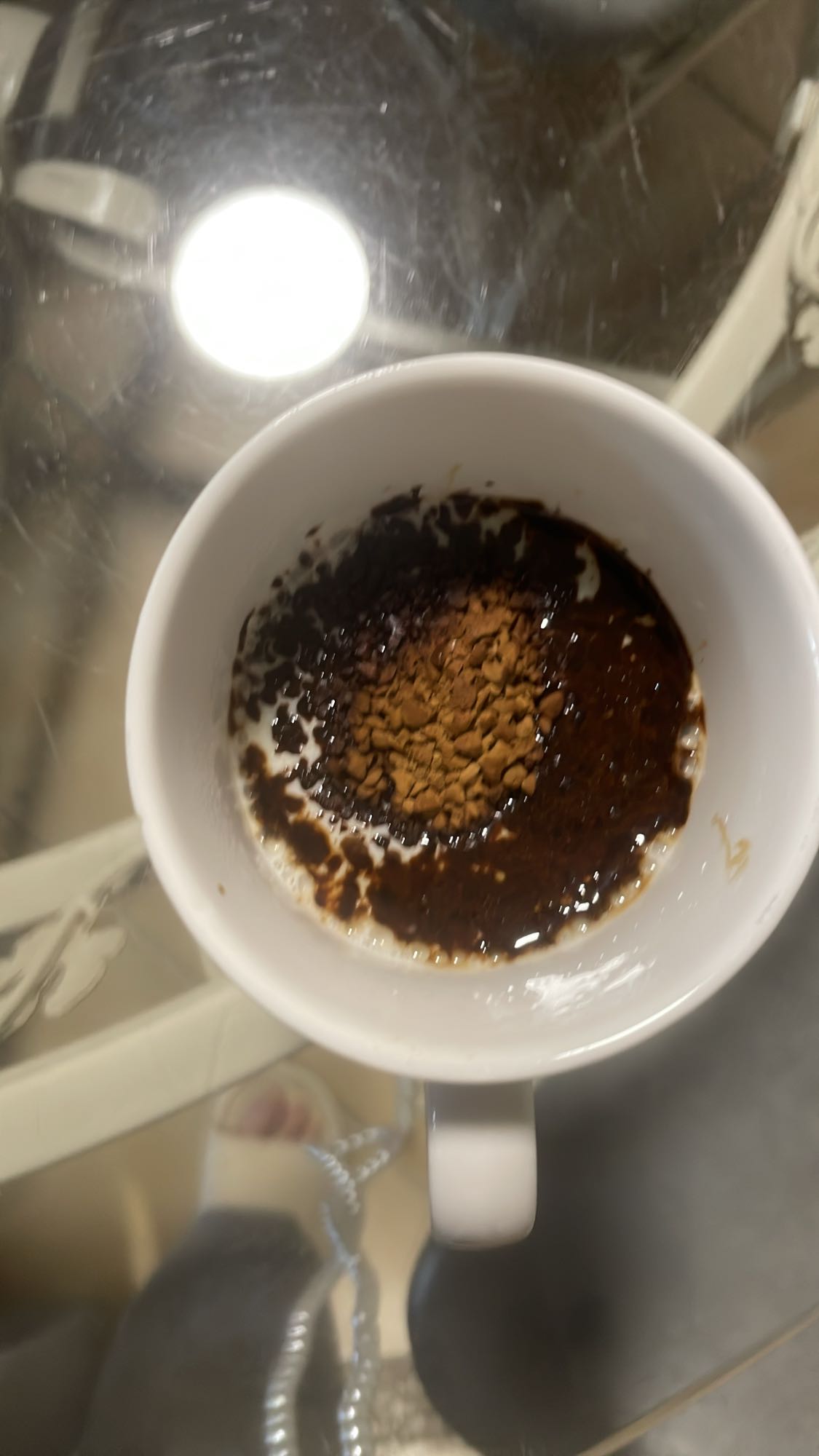 Café instantané au lait