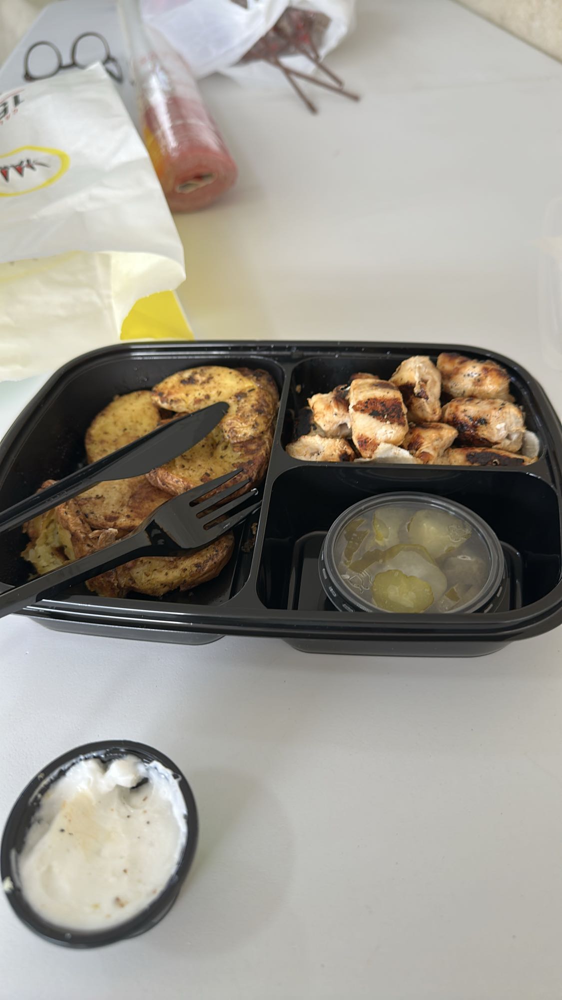 Grilled Chicken & Potatoes