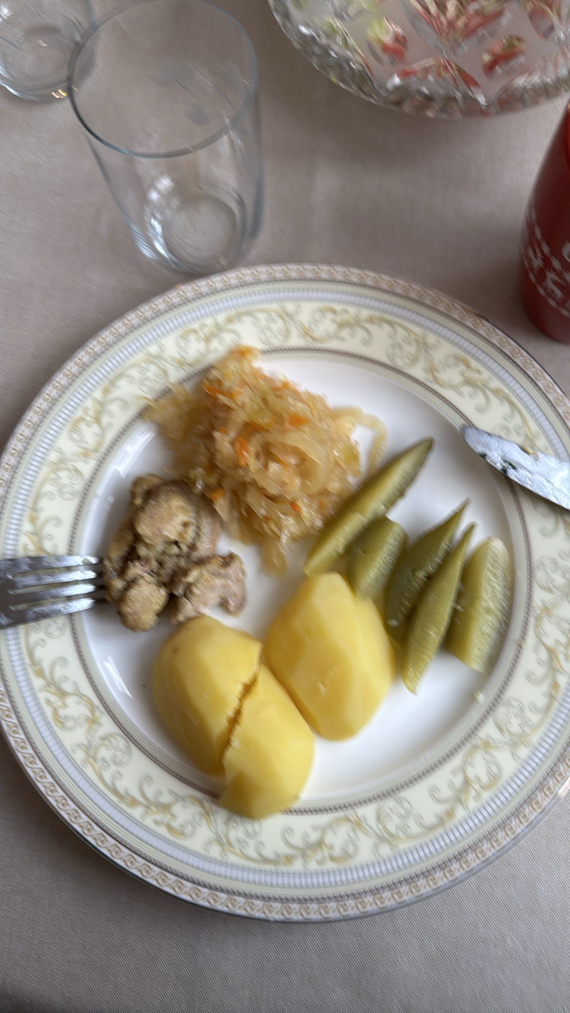 Chicken with potatoes