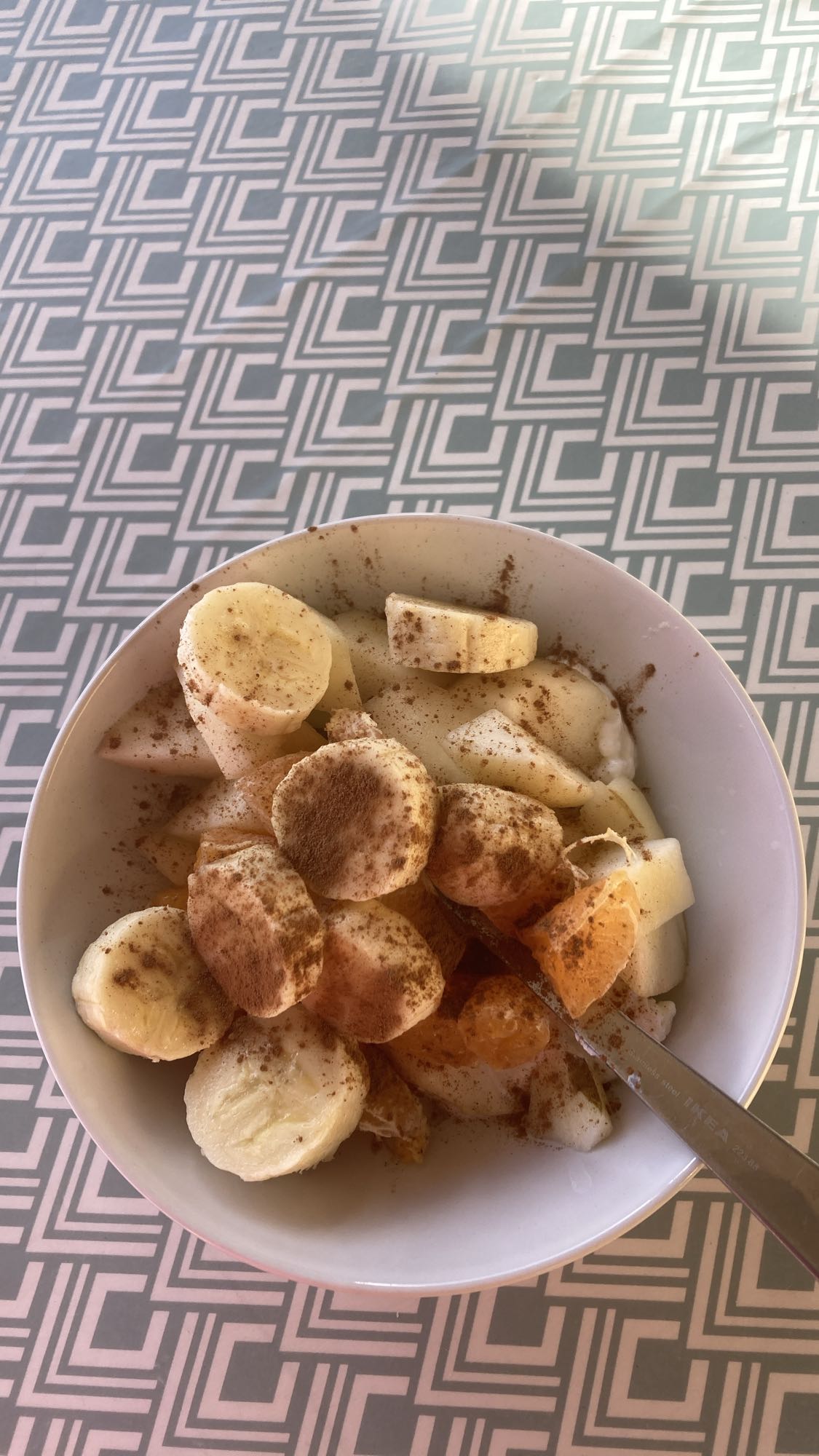 Fruktsallad med kanel