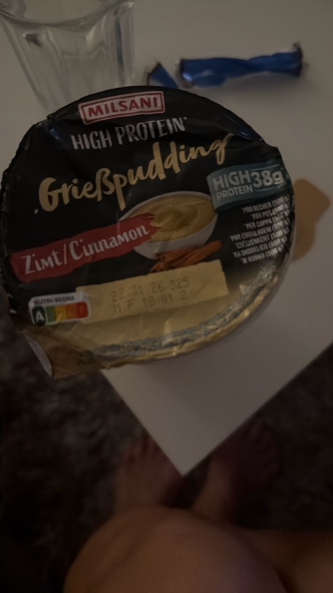Grießpudding Zimt