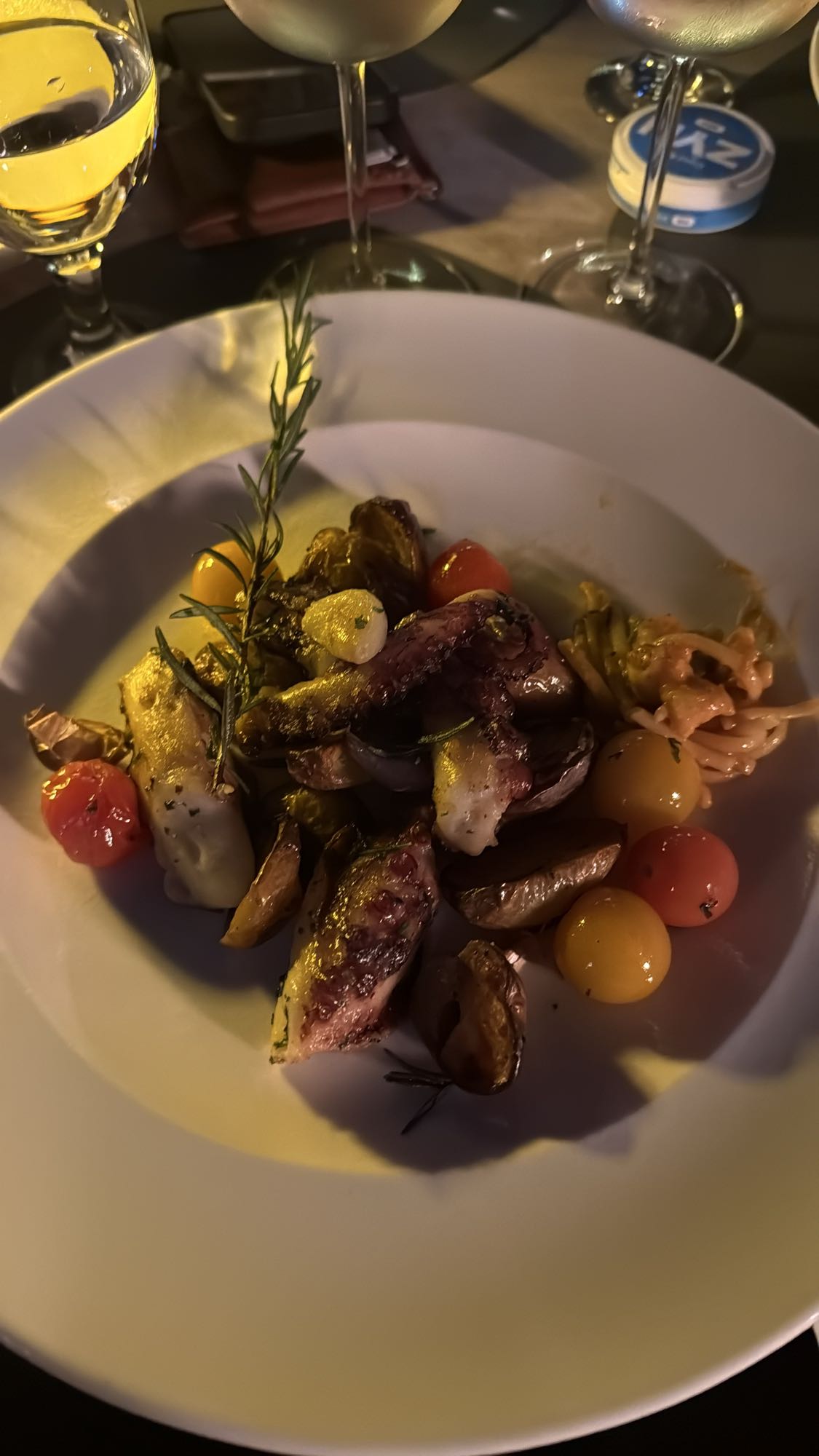 Grilled Octopus & Veggies