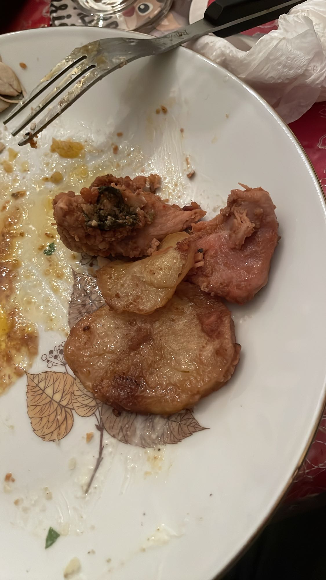 Chicken and potatoes