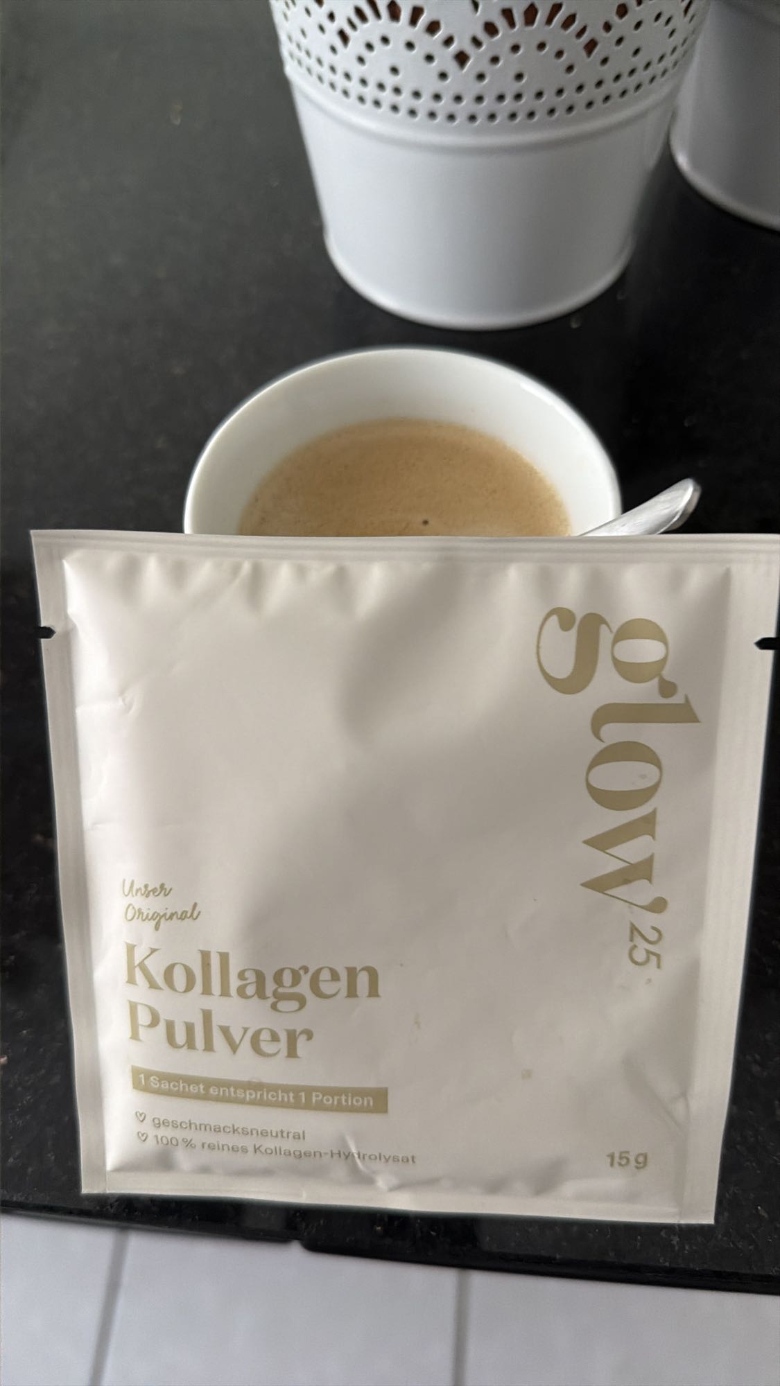 Kaffee mit Kollagen