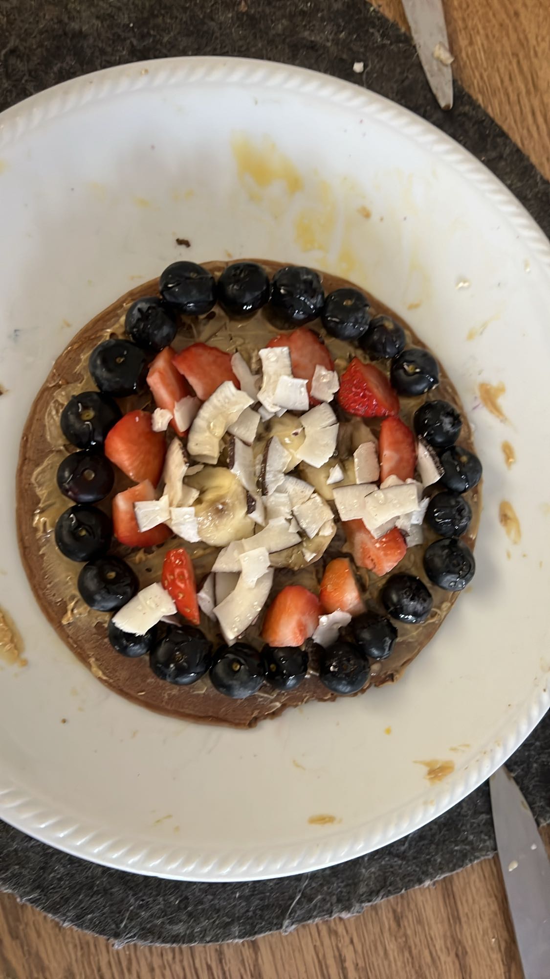 Fruit Nut Butter Pancake