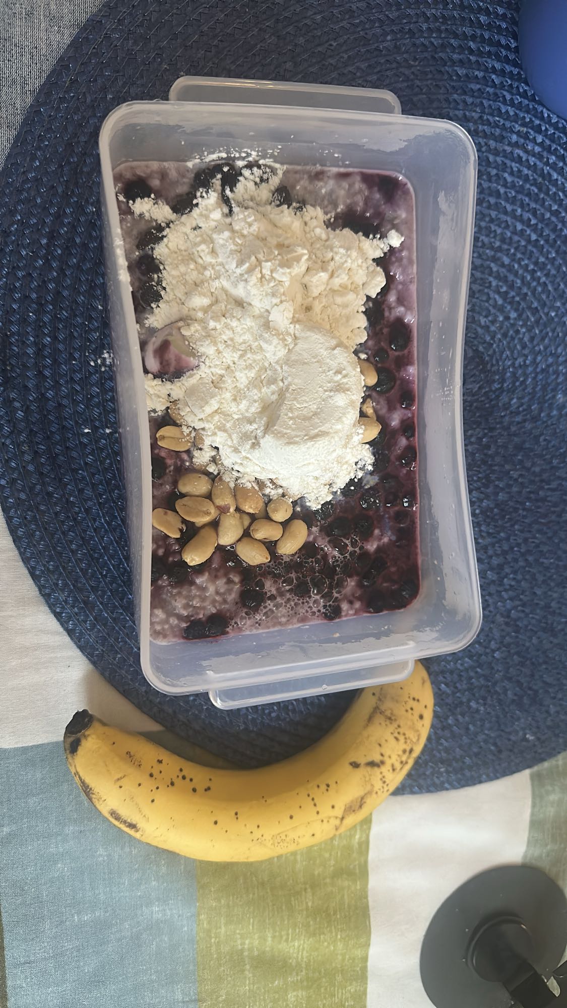 Havregrynsgröt med topping