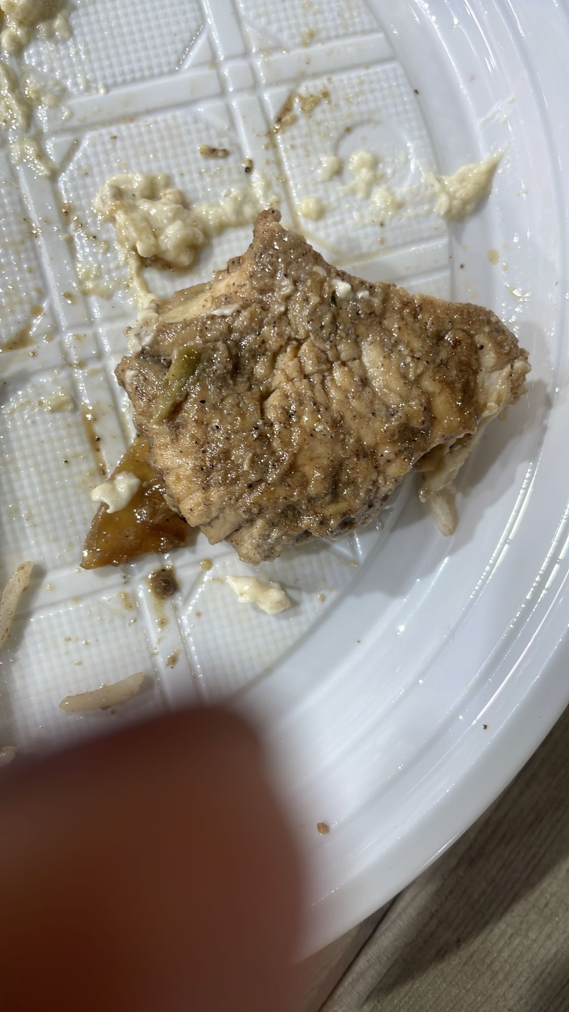 Grilled fish with sauce