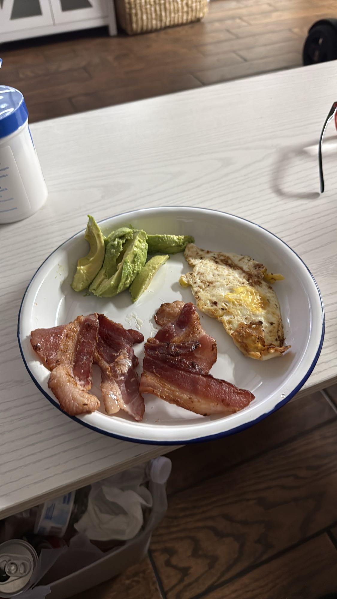 Bacon Egg Avocado Plate