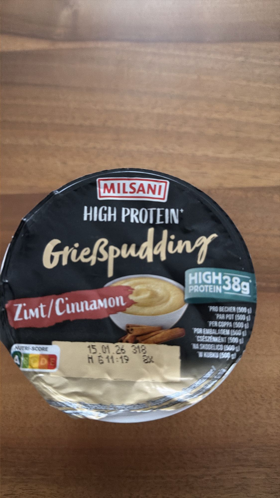Zimt Grießpudding
