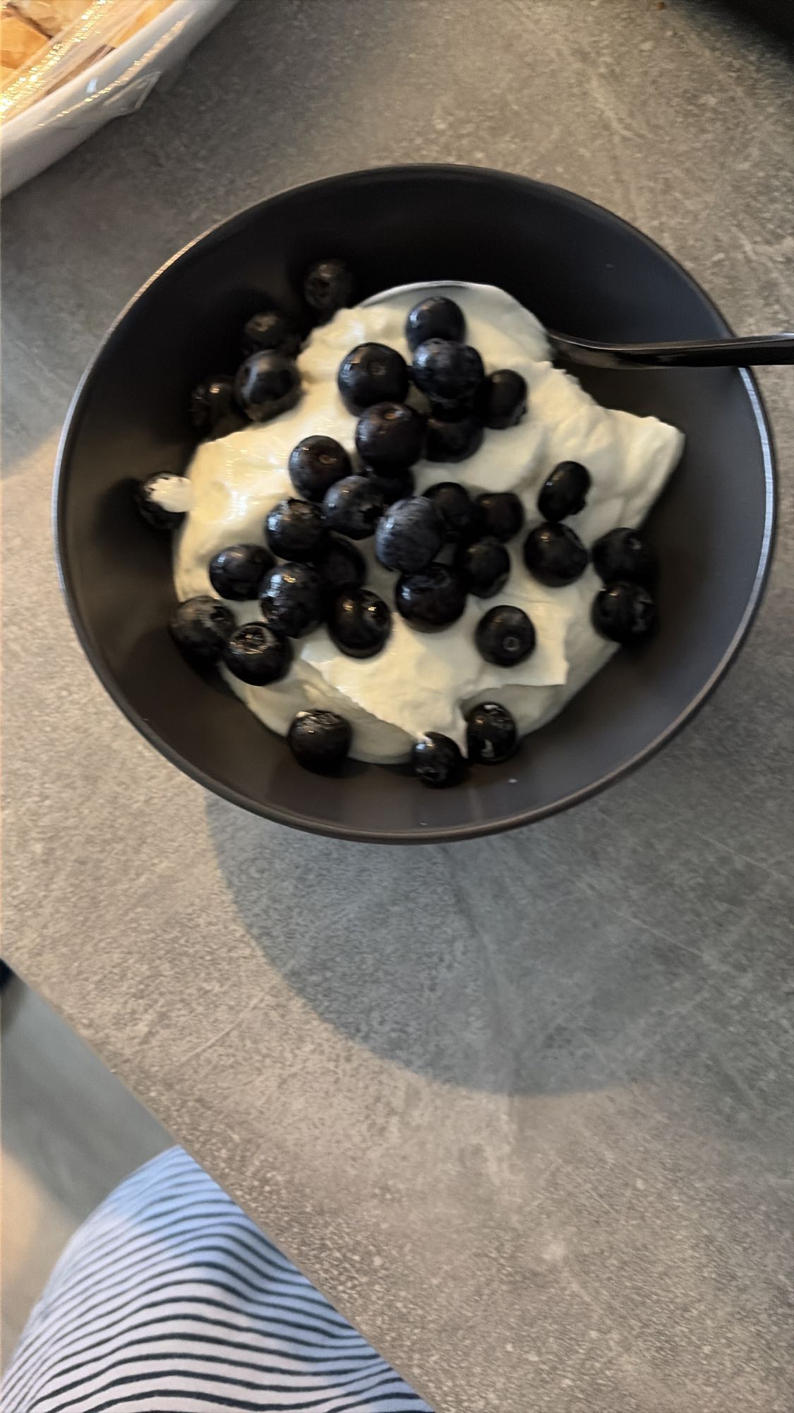 Greek Yogurt with Blueberries