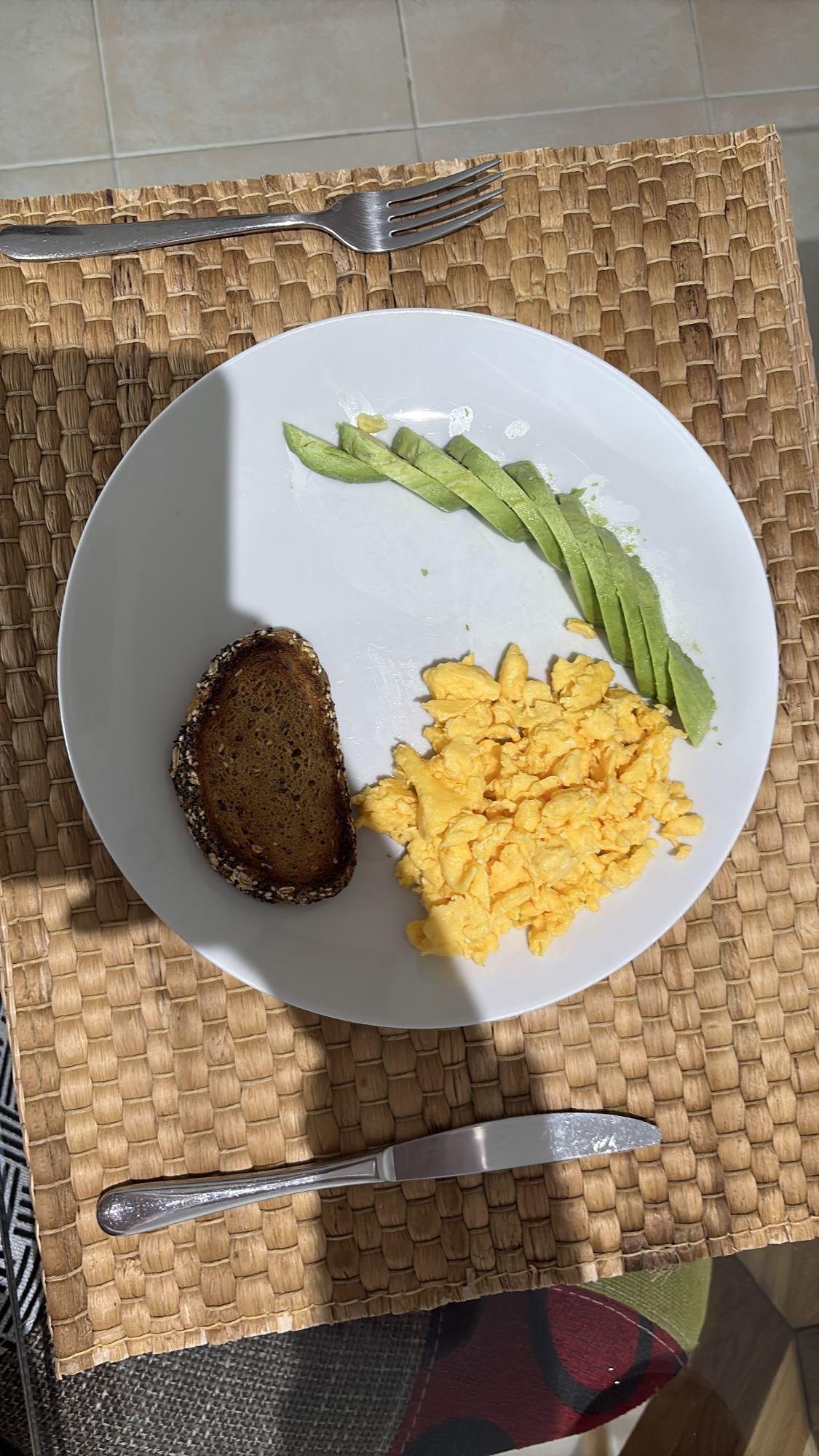 Scrambled Eggs & Avocado