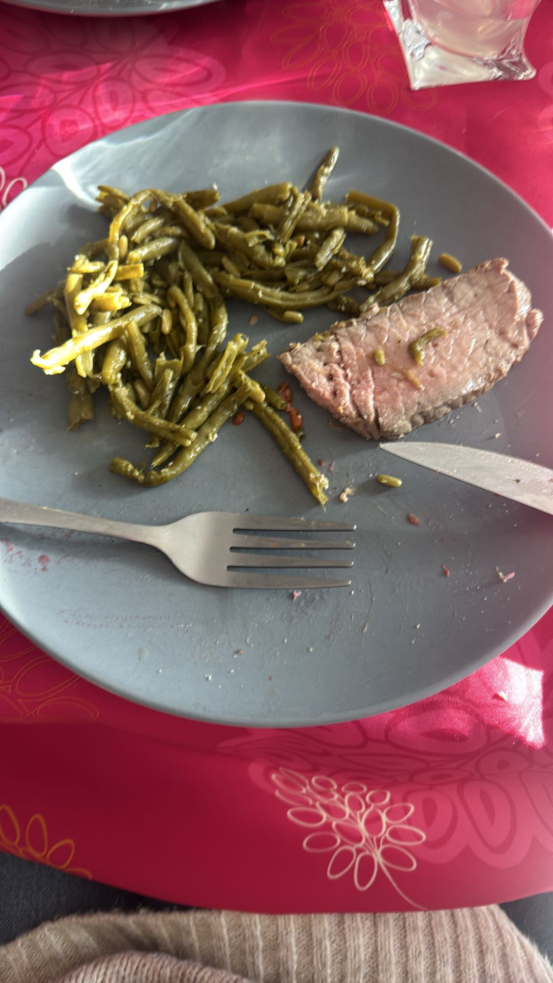 Boeuf et haricots verts