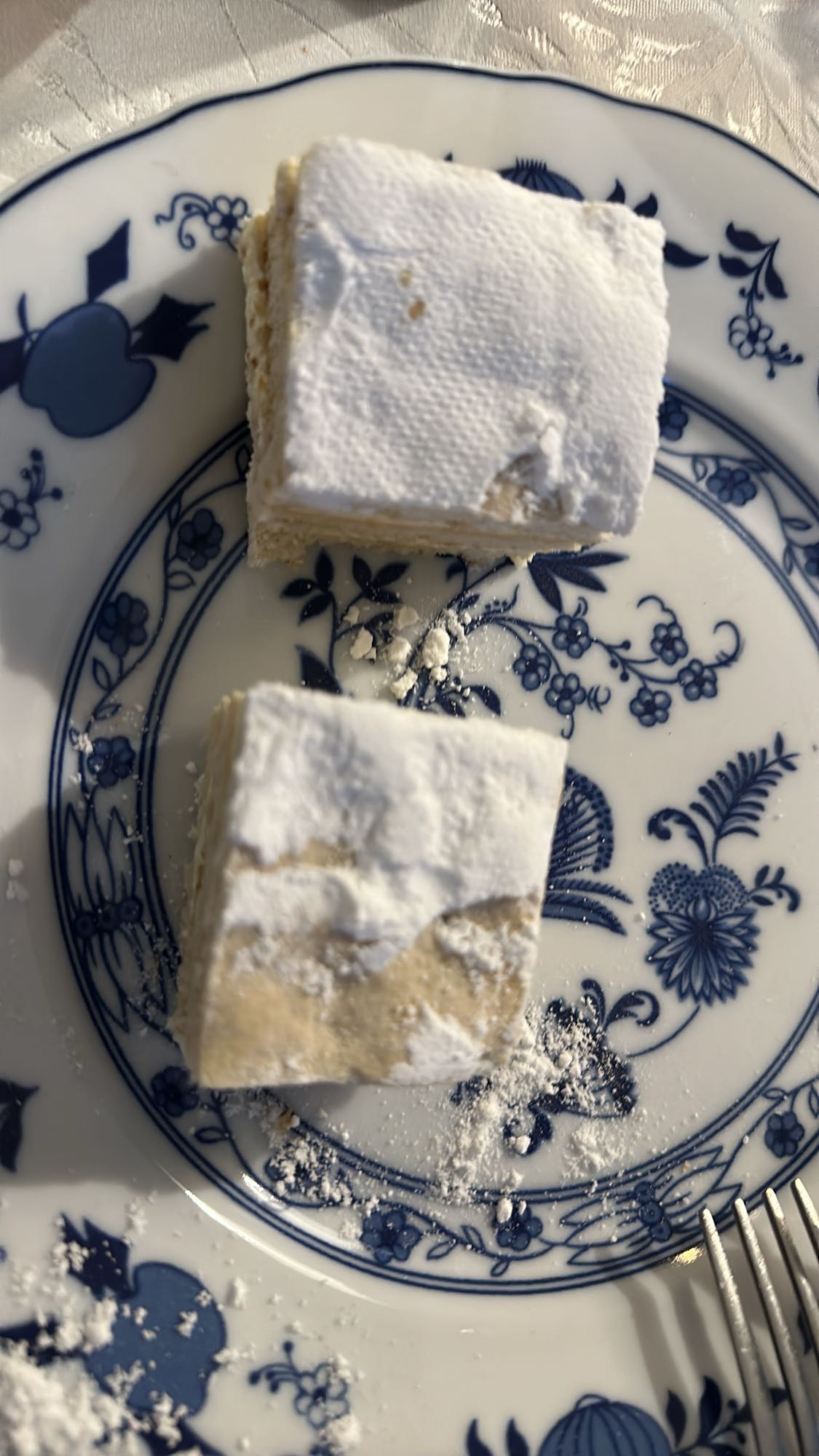 Powdered Shortbread Squares