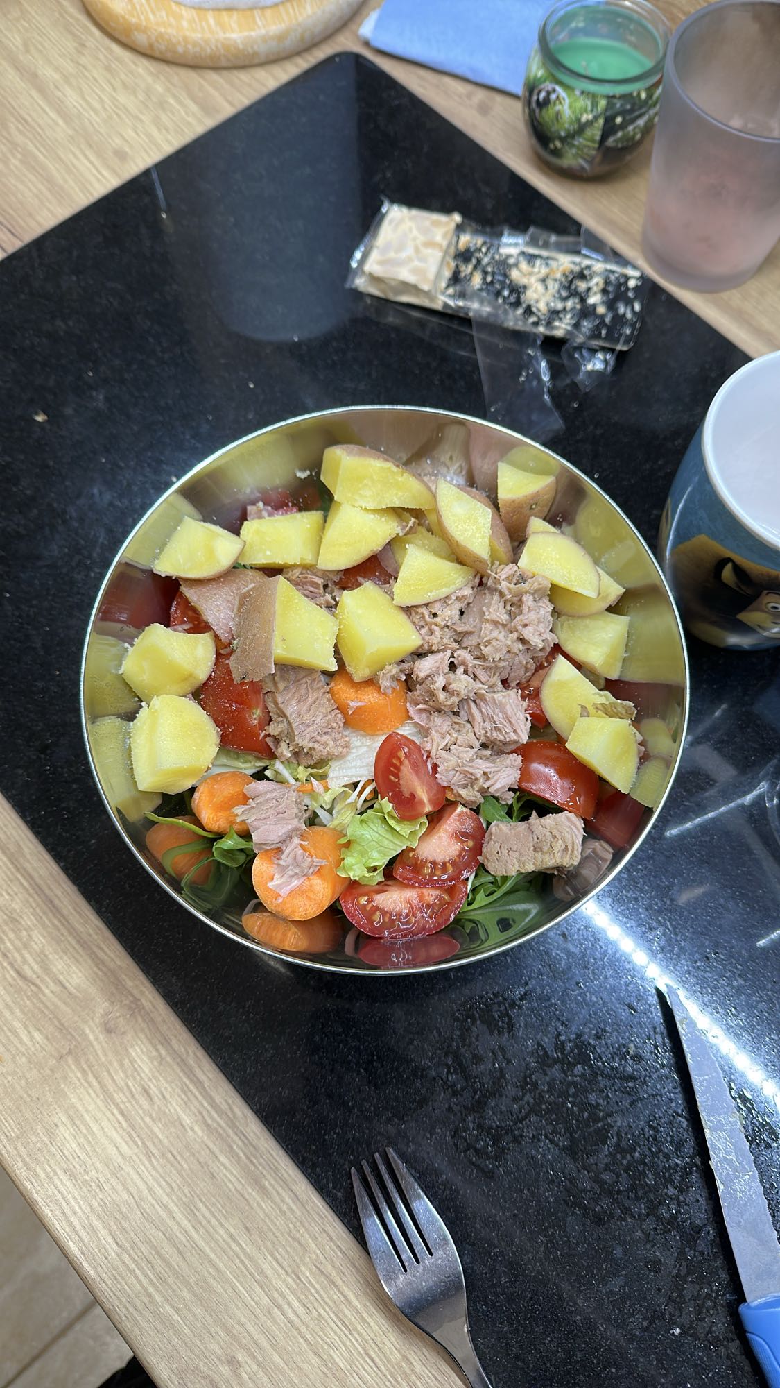 Ensalada de atún y patata
