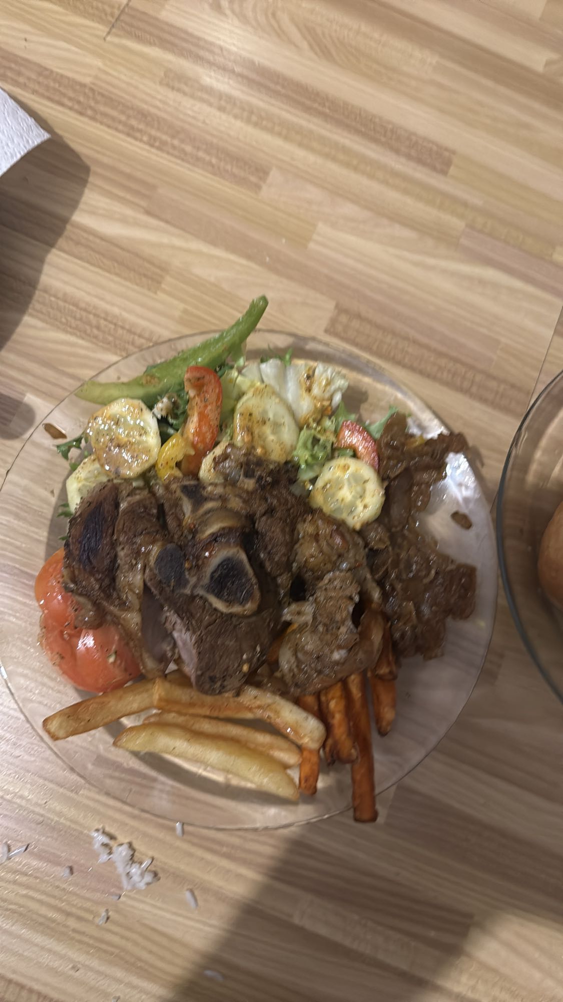 Plato mixto con carne