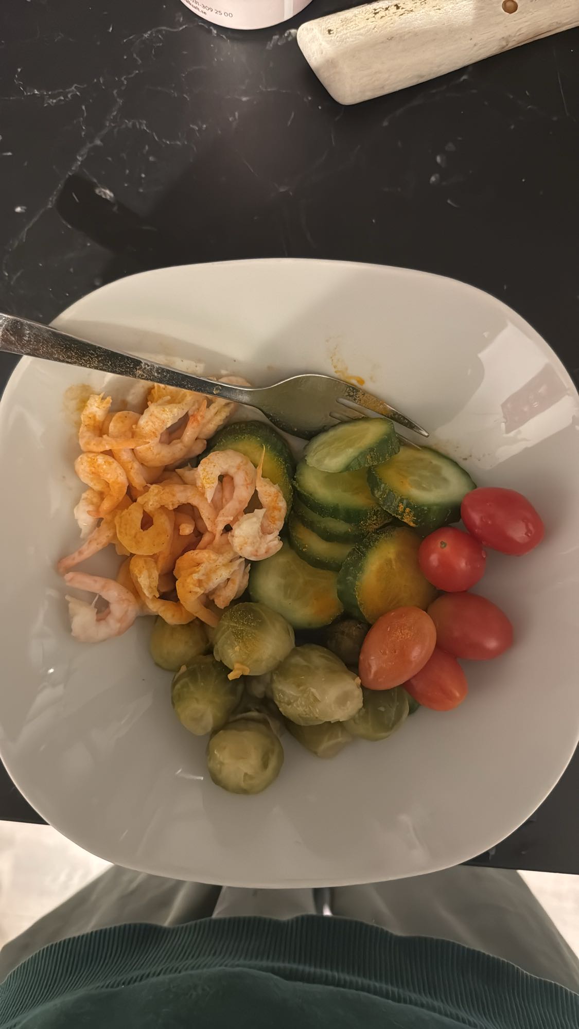 Räkor med grönsaker