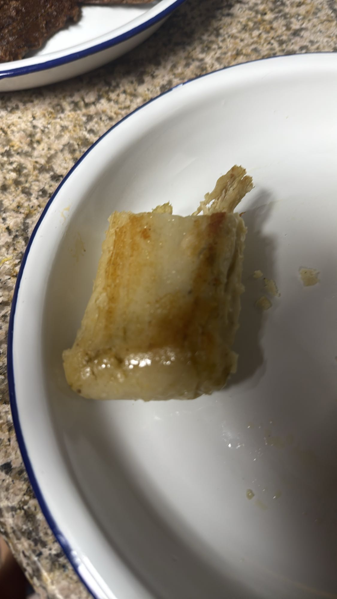 Chicken and green chili tamale